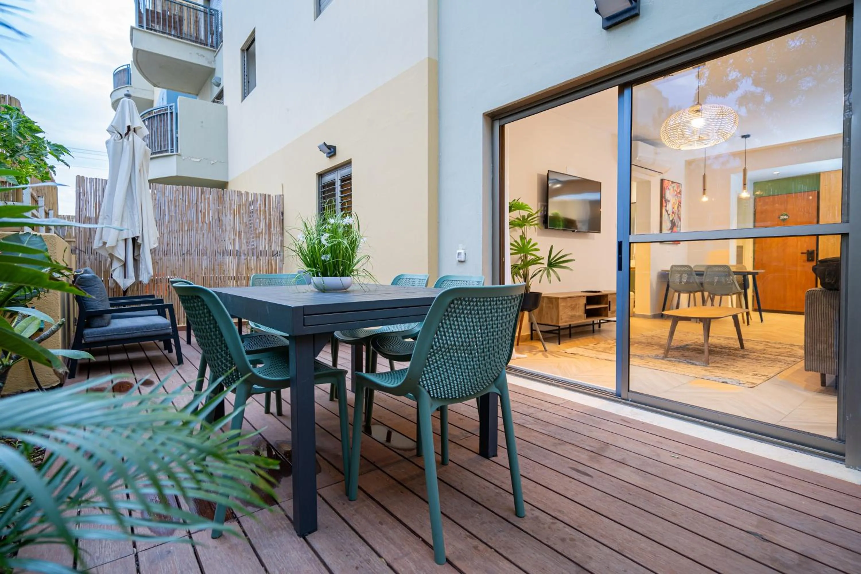 Balcony/Terrace in Almogim Suites Eilat Hotel