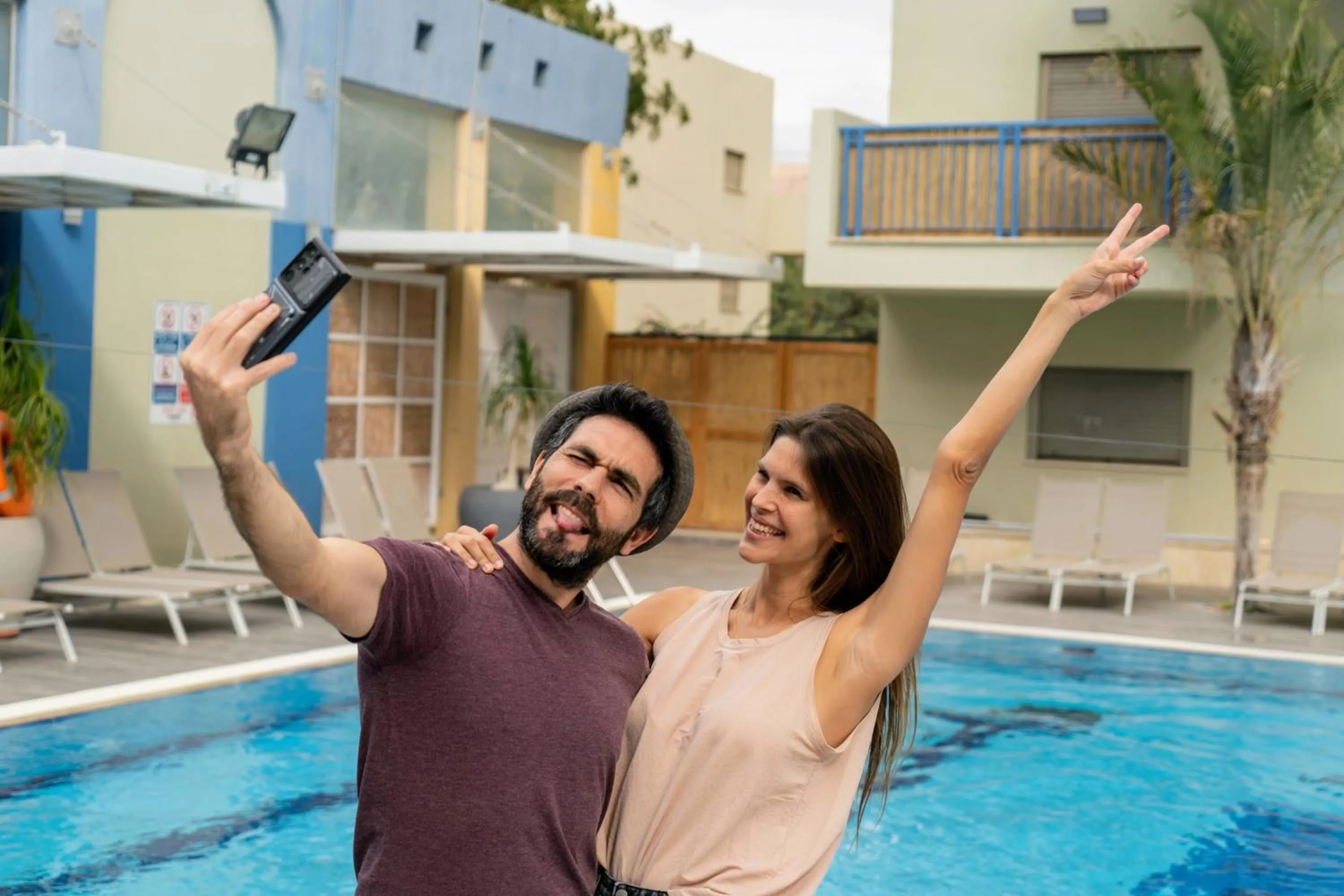 Property building in Almogim Suites Eilat Hotel