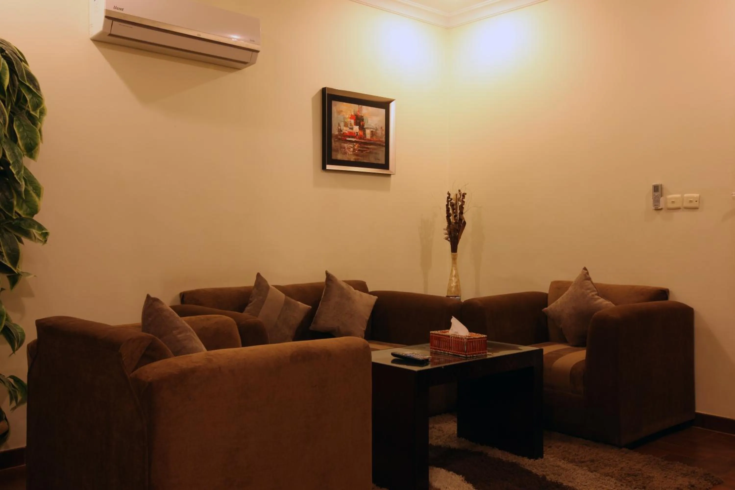 Seating area in Taleen Serviced Apartments AlSulaimanyah