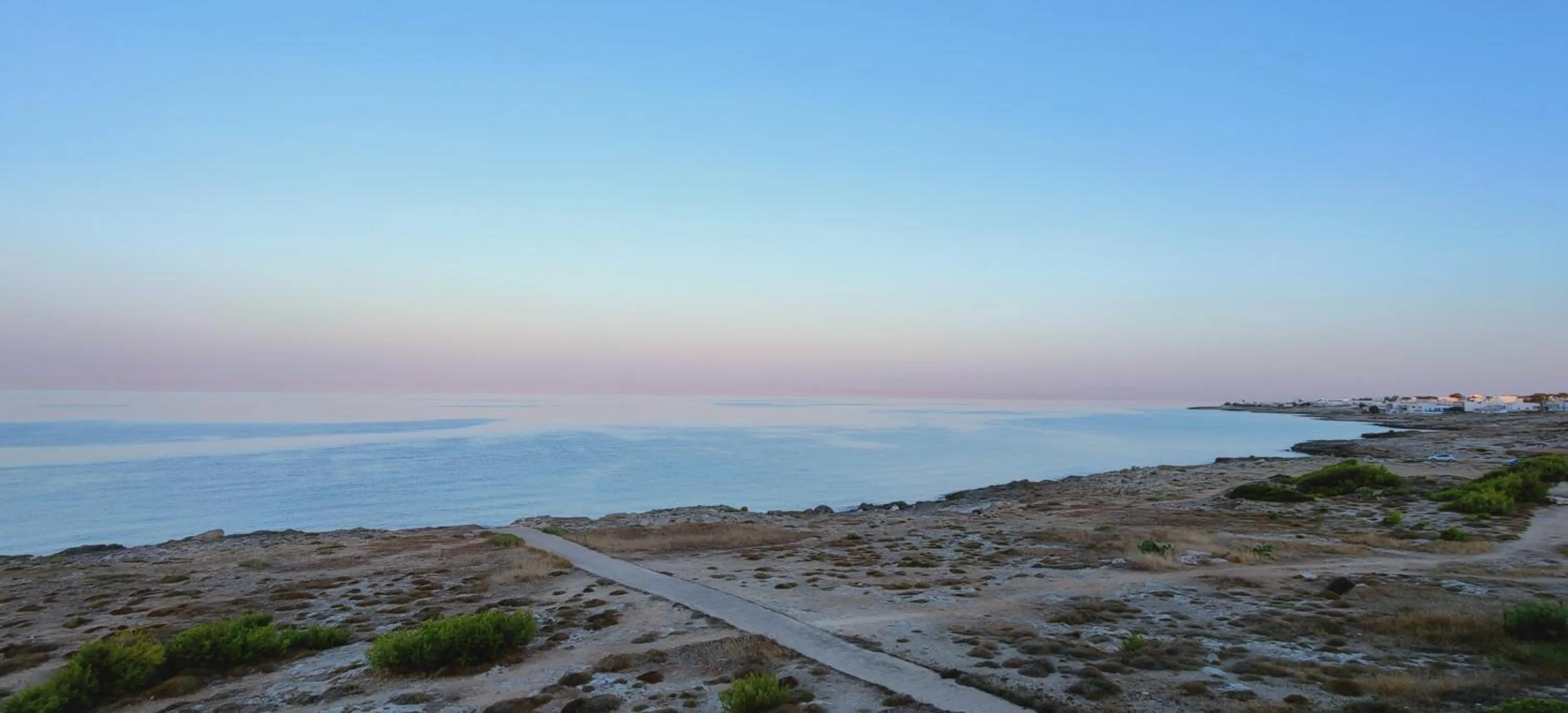 Natural landscape in Sunset Bay