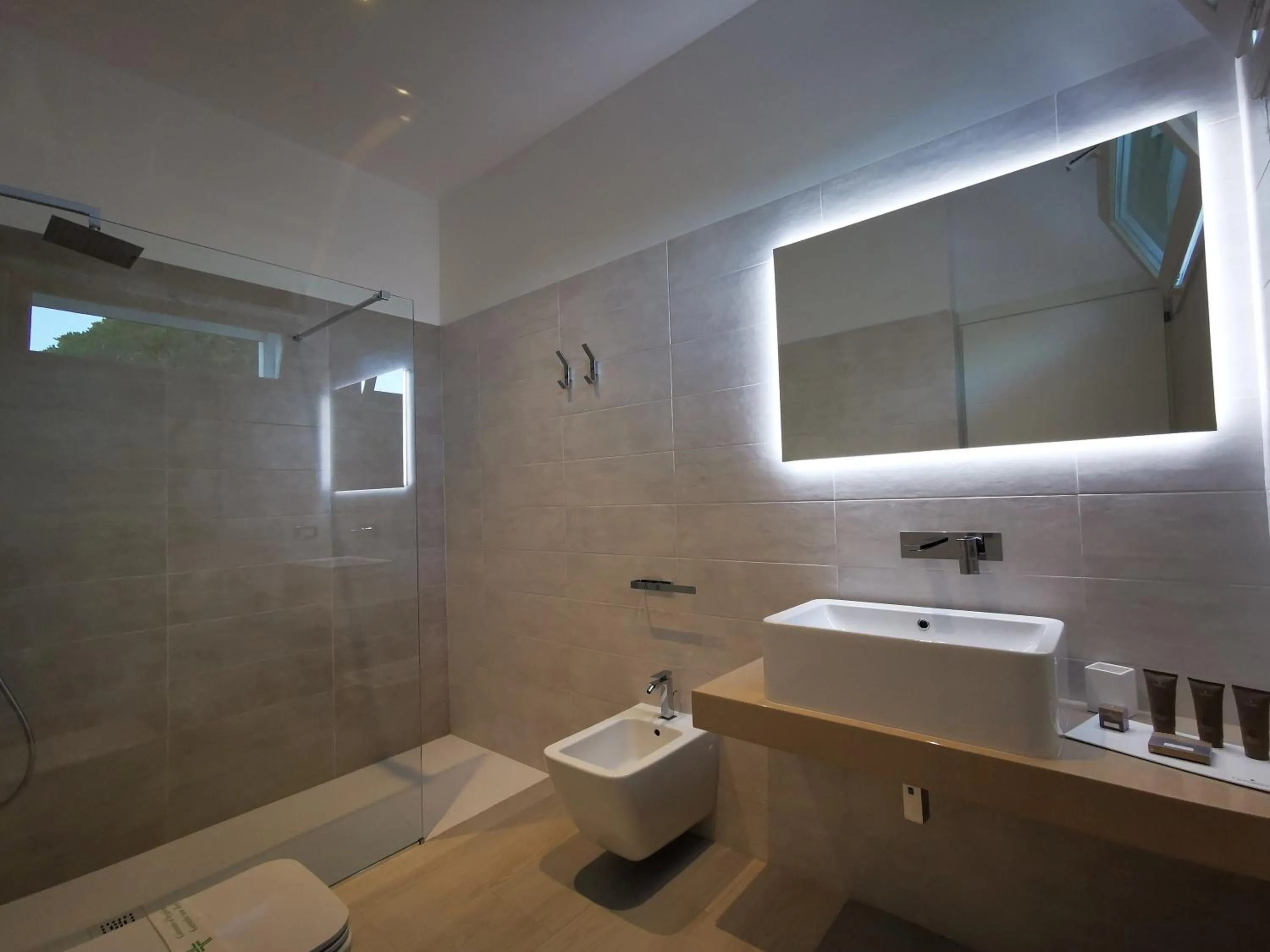 Shower in Sunset Bay