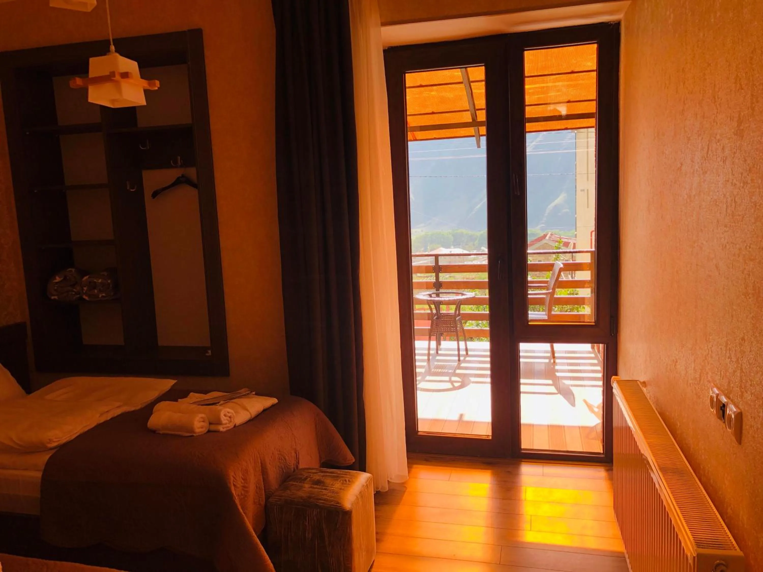 Bedroom, Bed in Paradise Kazbegi