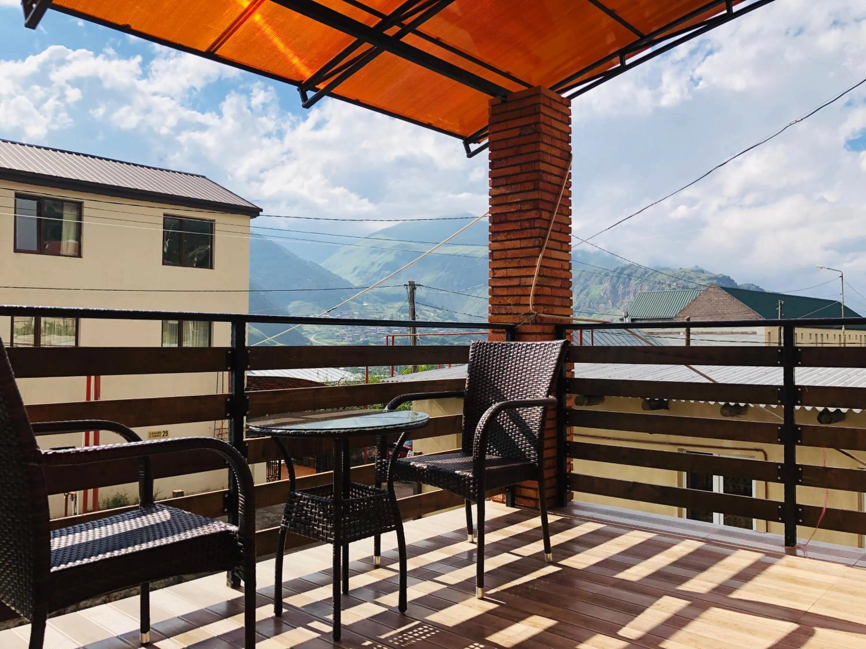 Balcony/Terrace in Paradise Kazbegi