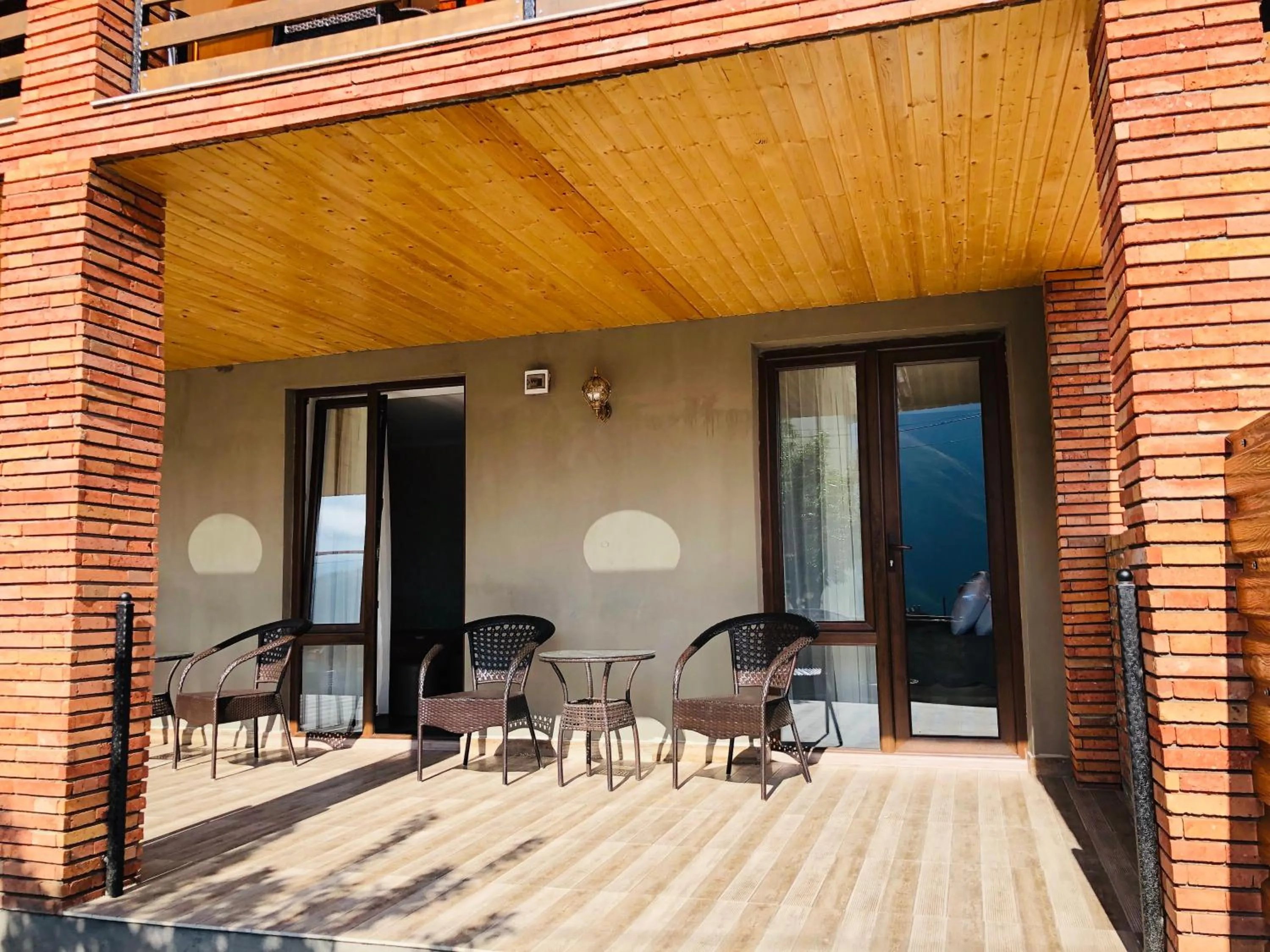 Balcony/Terrace in Paradise Kazbegi