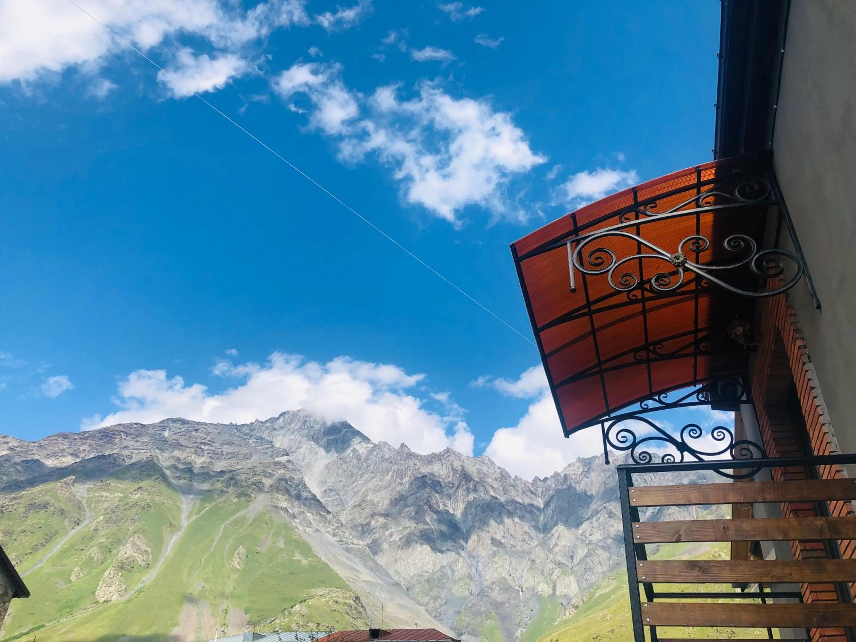 Mountain view in Paradise Kazbegi