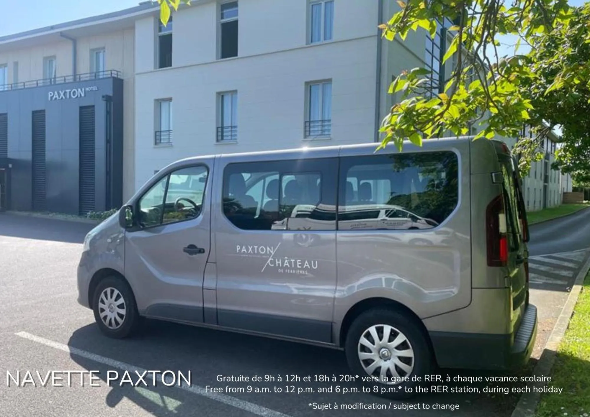 shuttle in Paxton Paris MLV