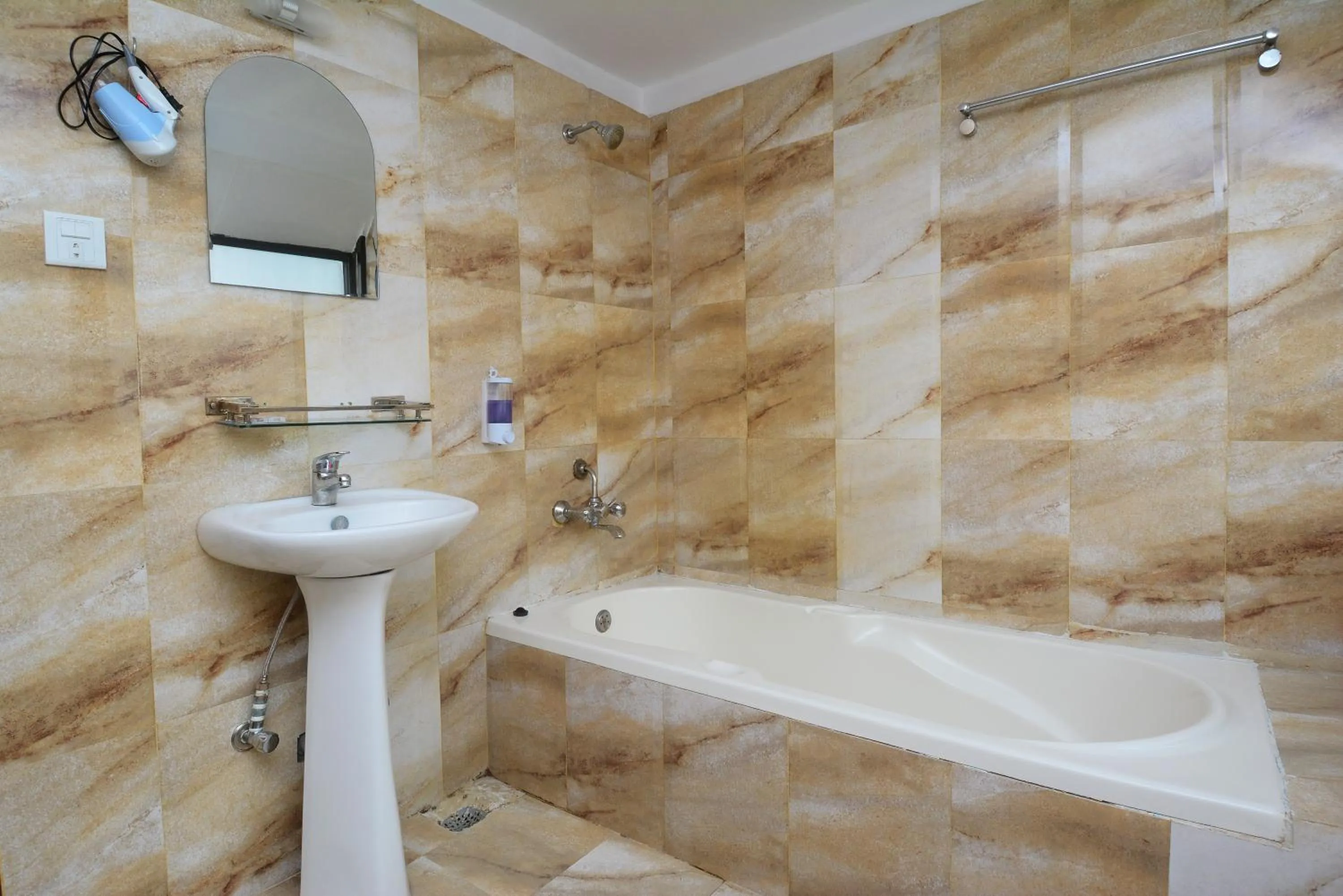 Shower in Dream Nepal Hotel and Apartment