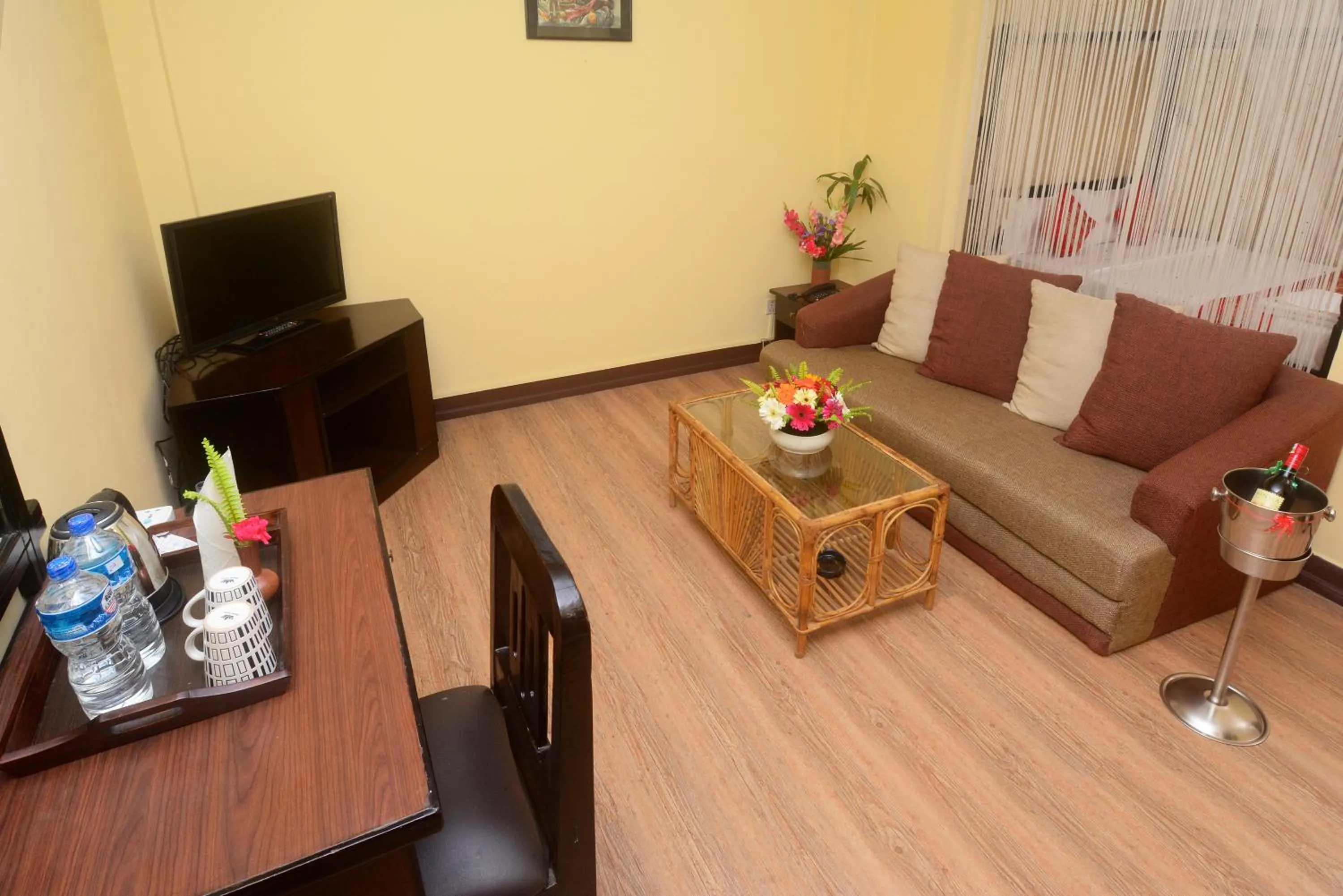 TV and multimedia in Dream Nepal Hotel and Apartment