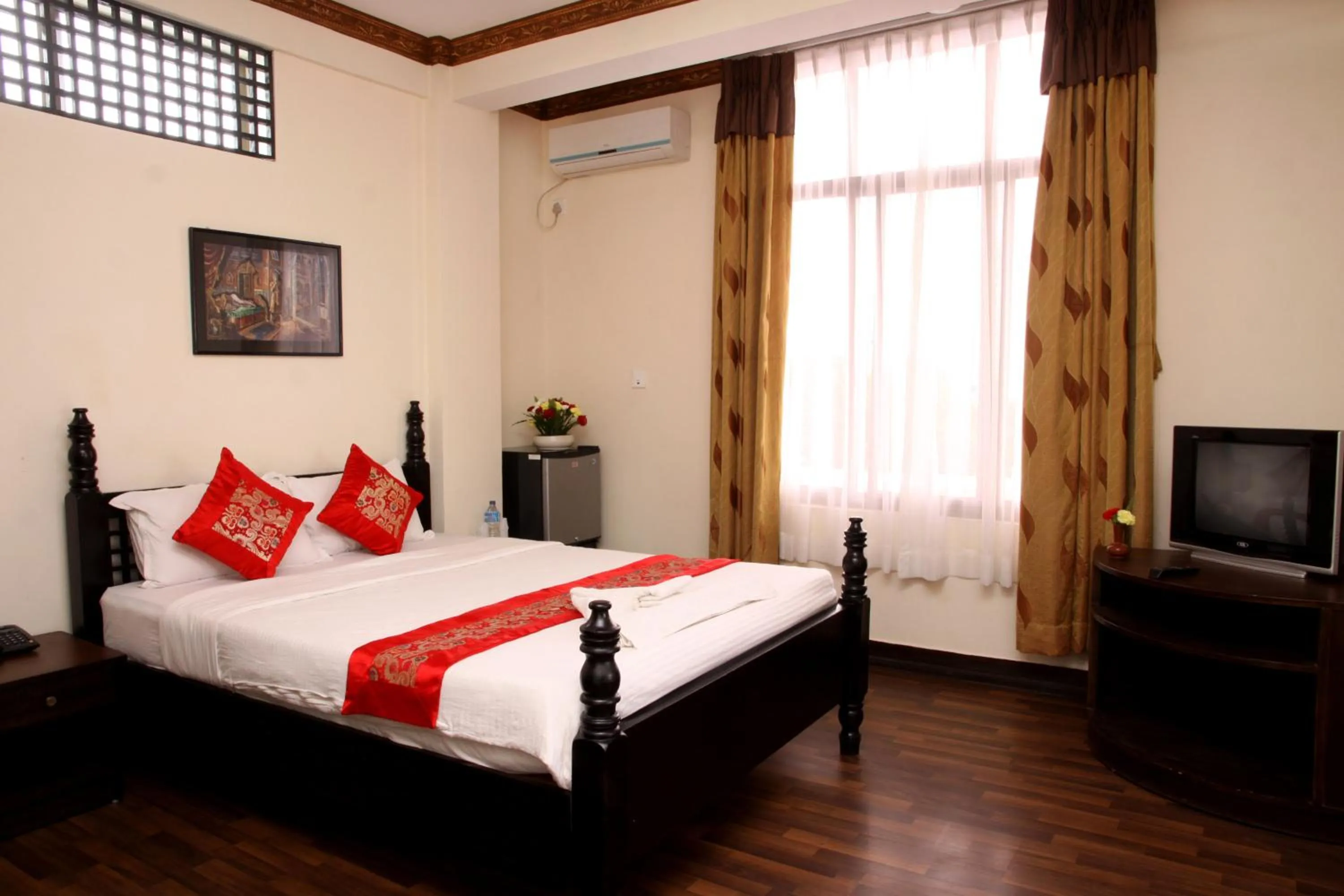 Bed in Dream Nepal Hotel and Apartment