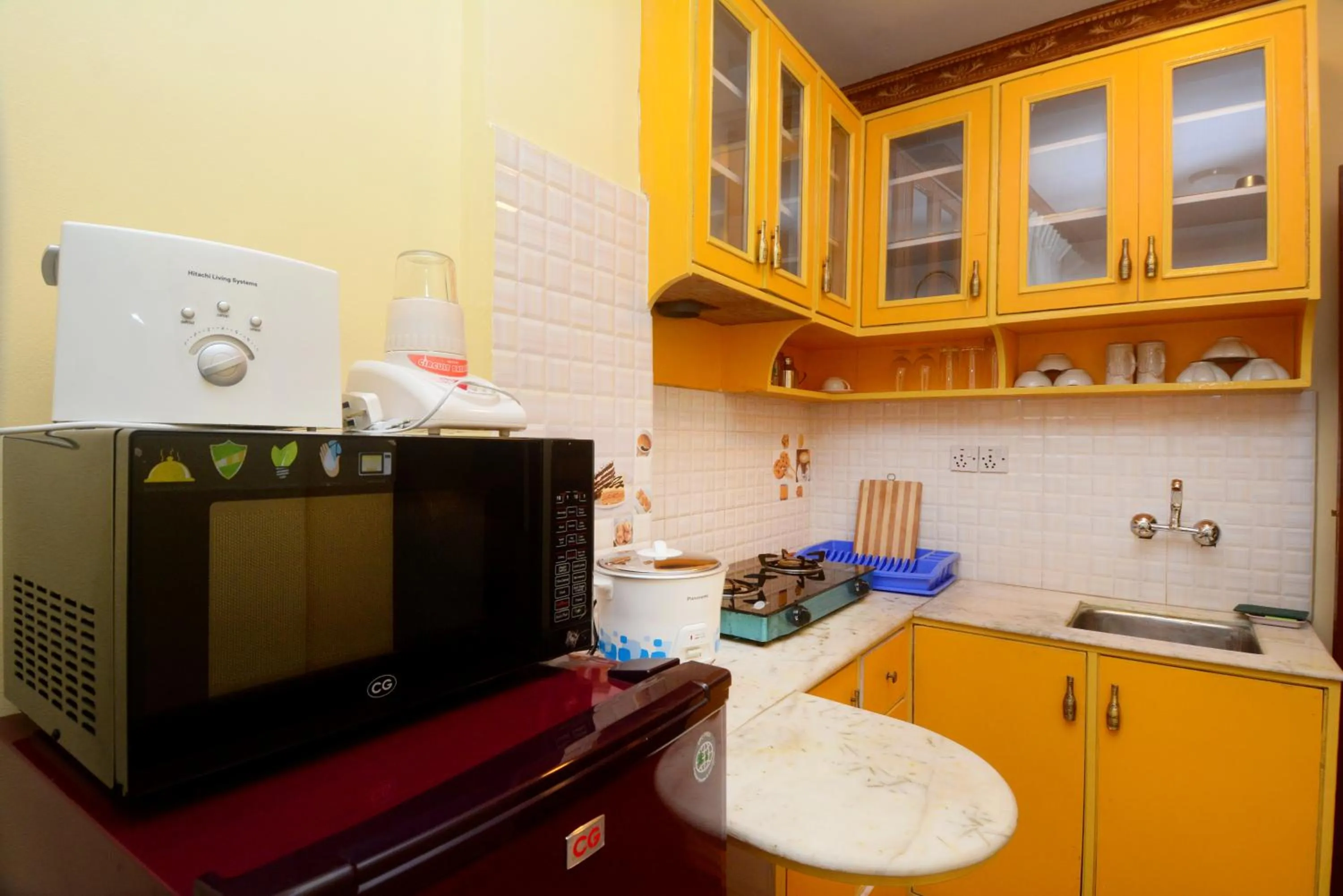 Kitchen or kitchenette in Dream Nepal Hotel and Apartment