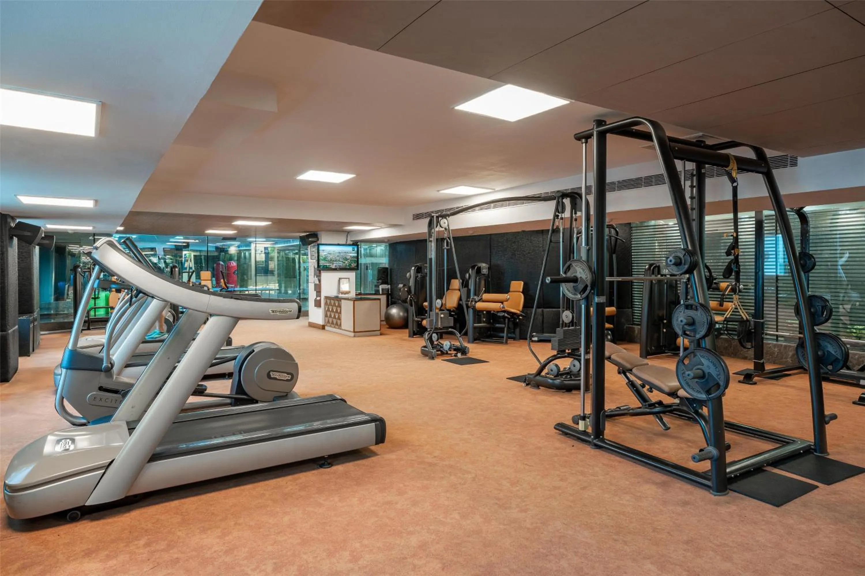 Fitness centre/facilities in Radisson Blu Hotel MBD Ludhiana