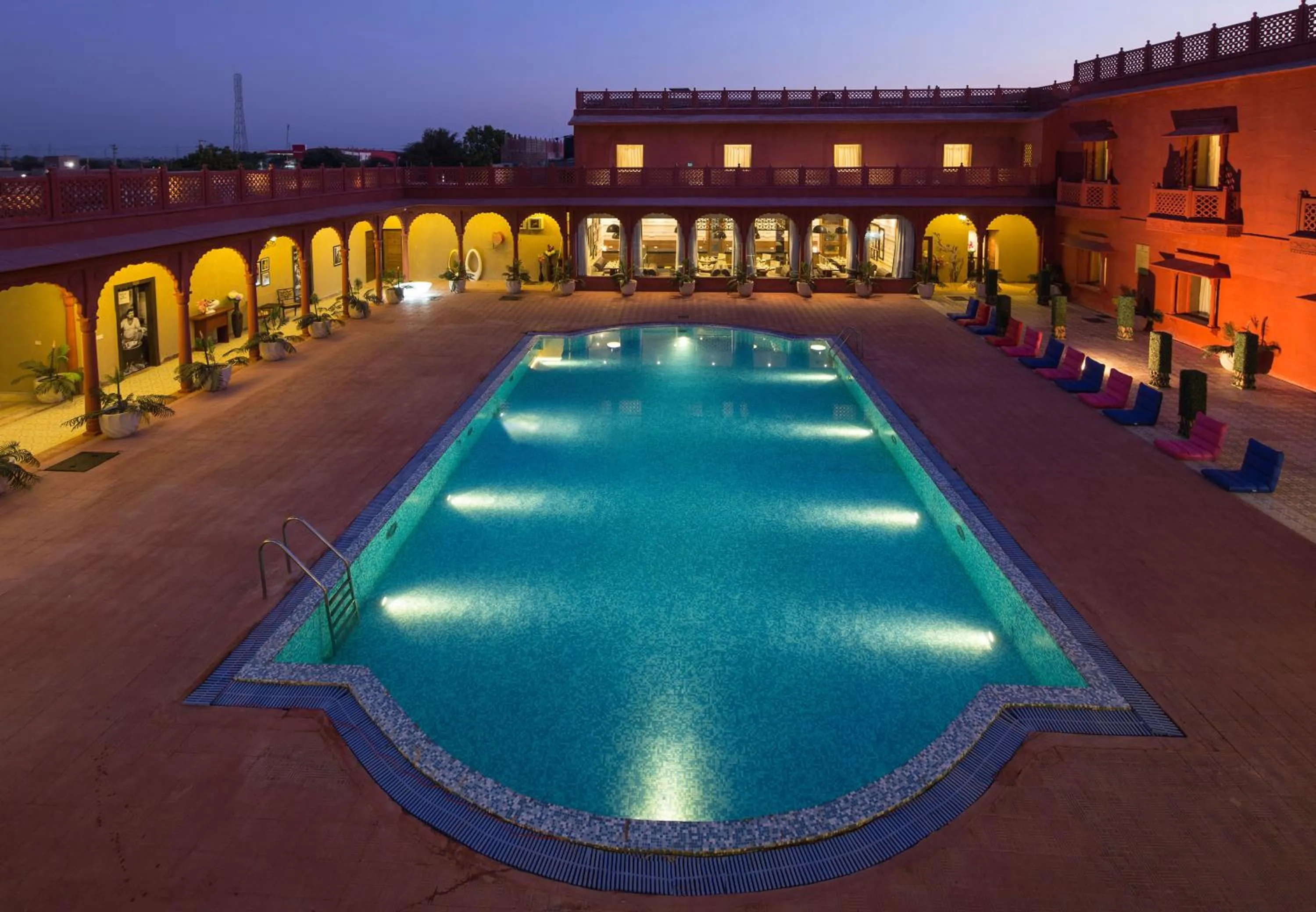 Swimming pool in Vesta Bikaner Palace