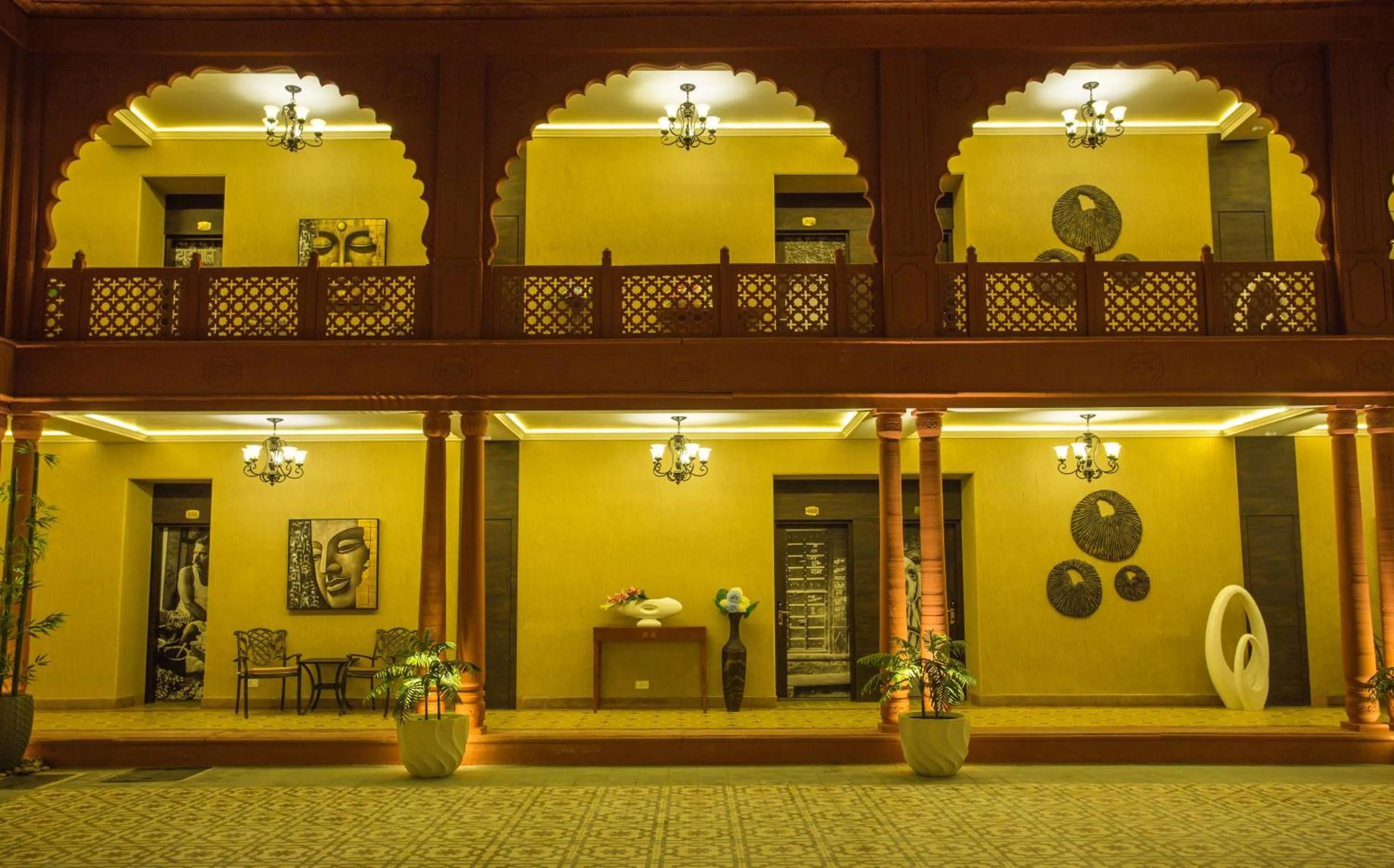 Decorative detail in Vesta Bikaner Palace