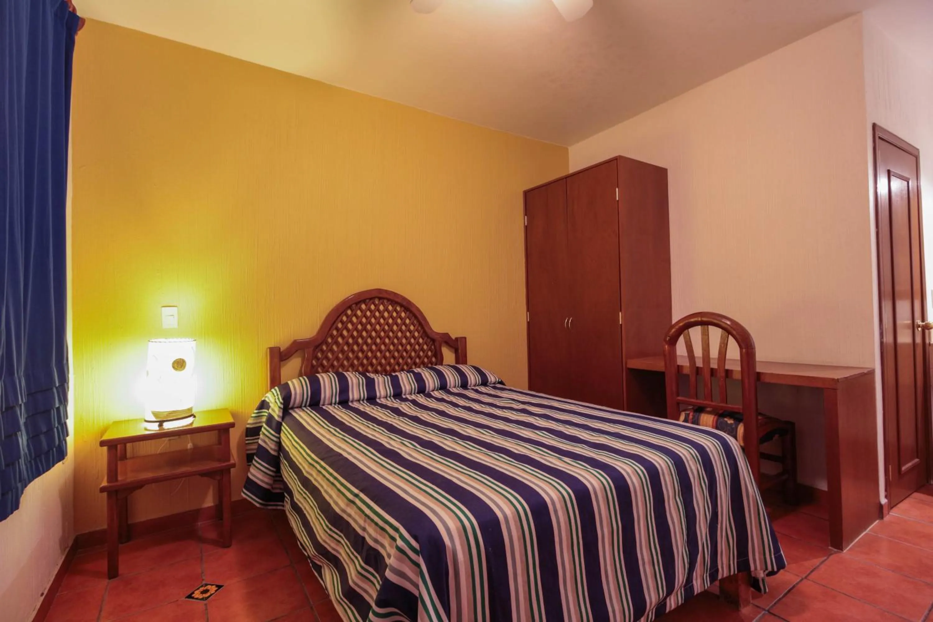 Bed in Hotel Degollado