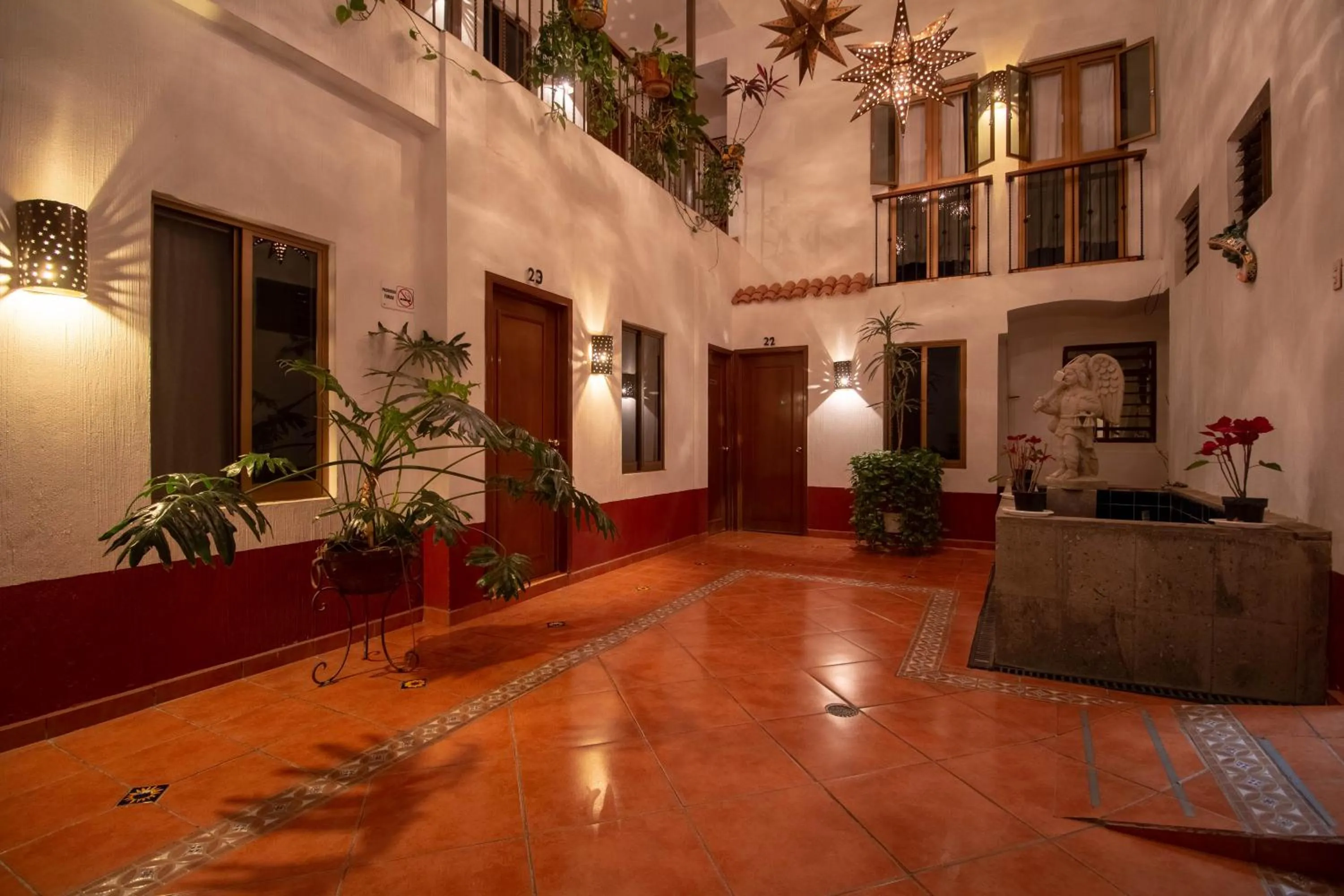 Patio in Hotel Degollado