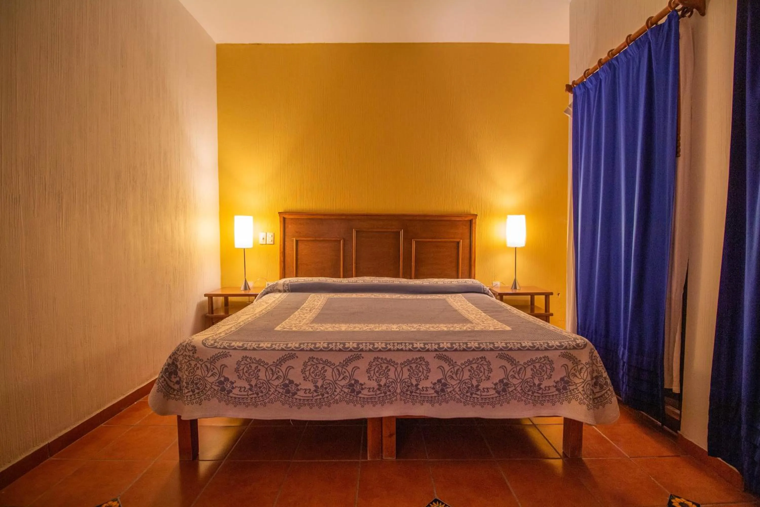 Bed in Hotel Degollado