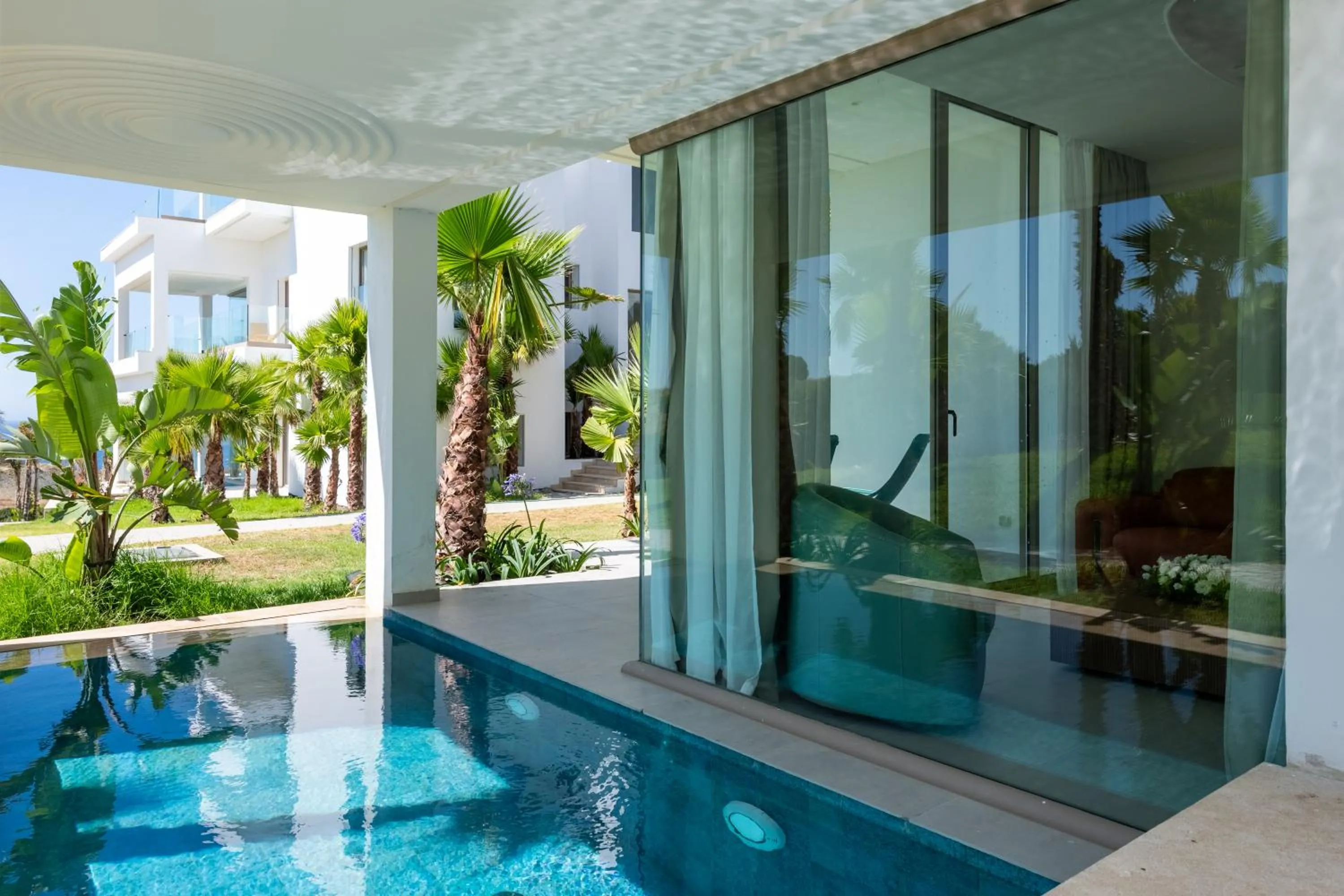 Patio in Le Tanger Résidence Hôtelière