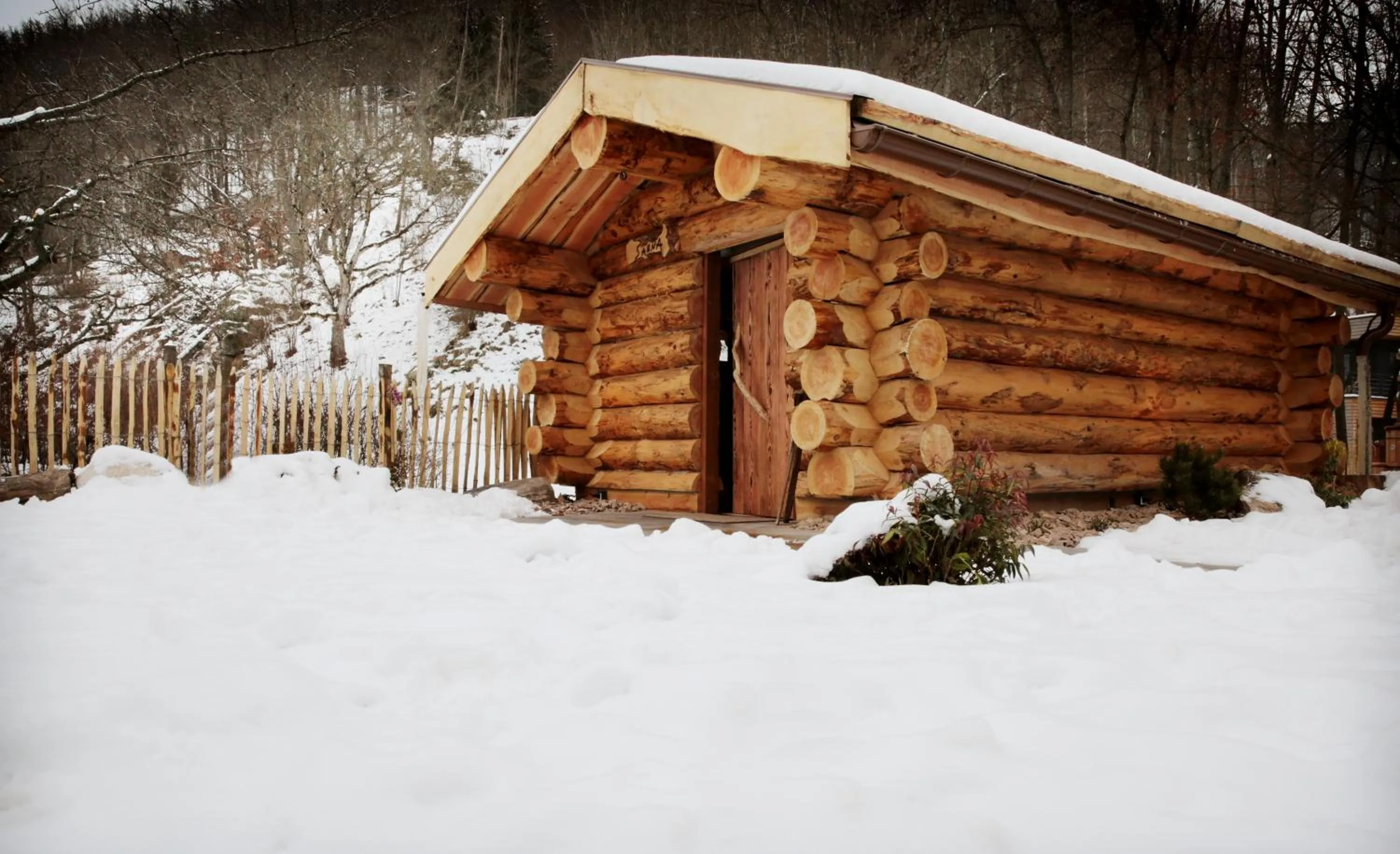 Sauna in Logis Hôtel Restaurant De La Poste et SPA de Montagne