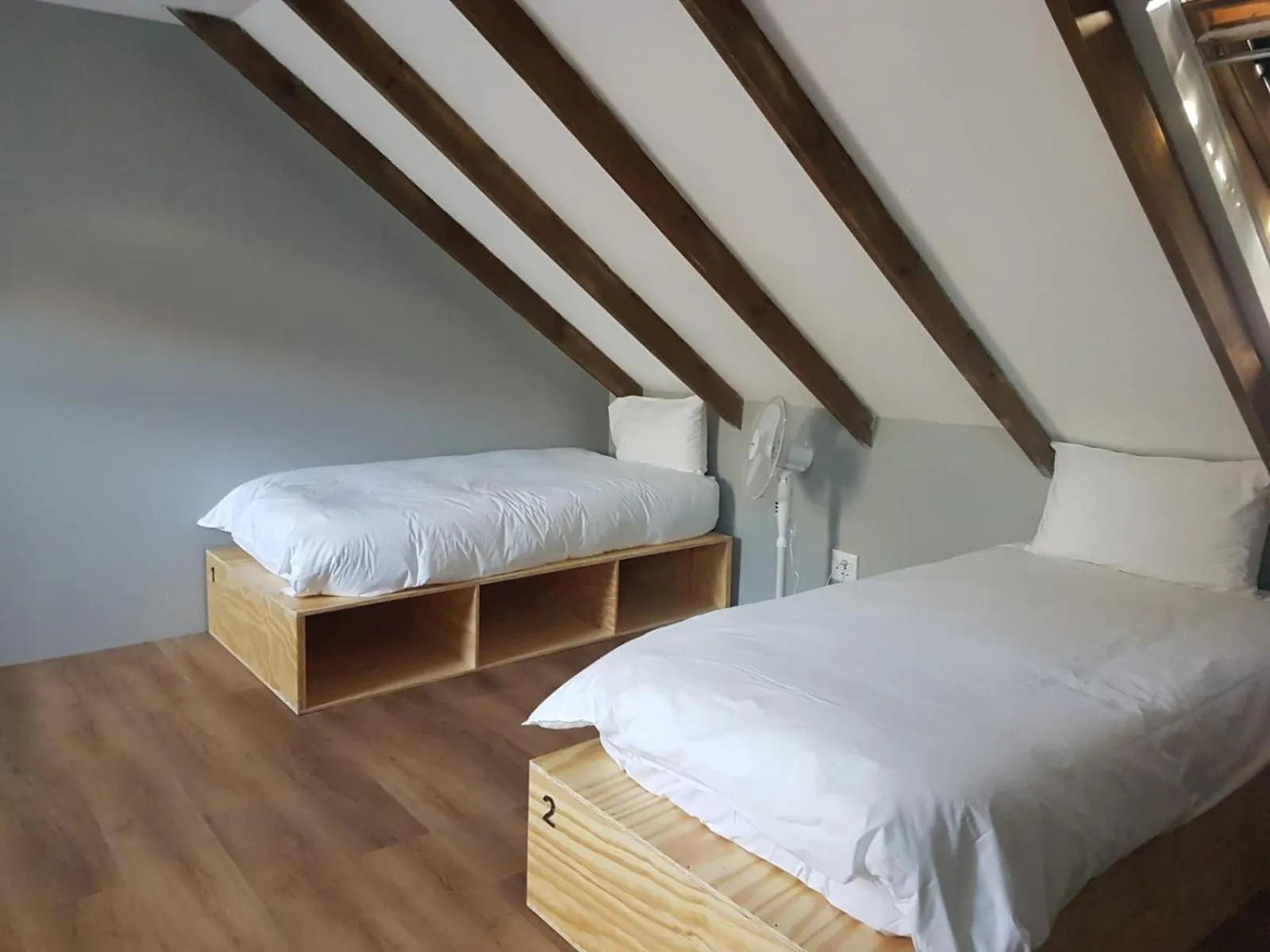 Bed in Atlantic Point Backpackers