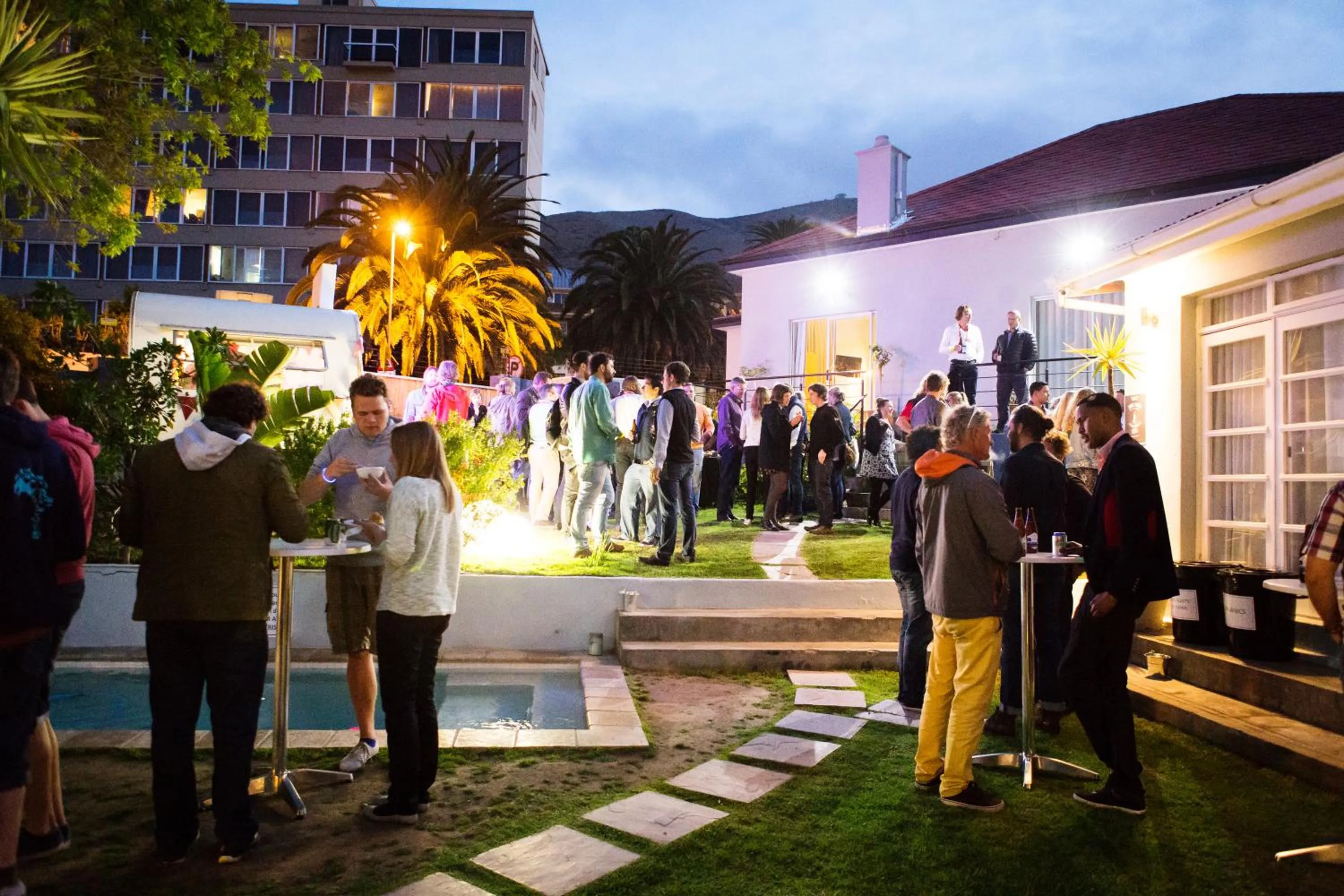BBQ facilities in Atlantic Point Backpackers