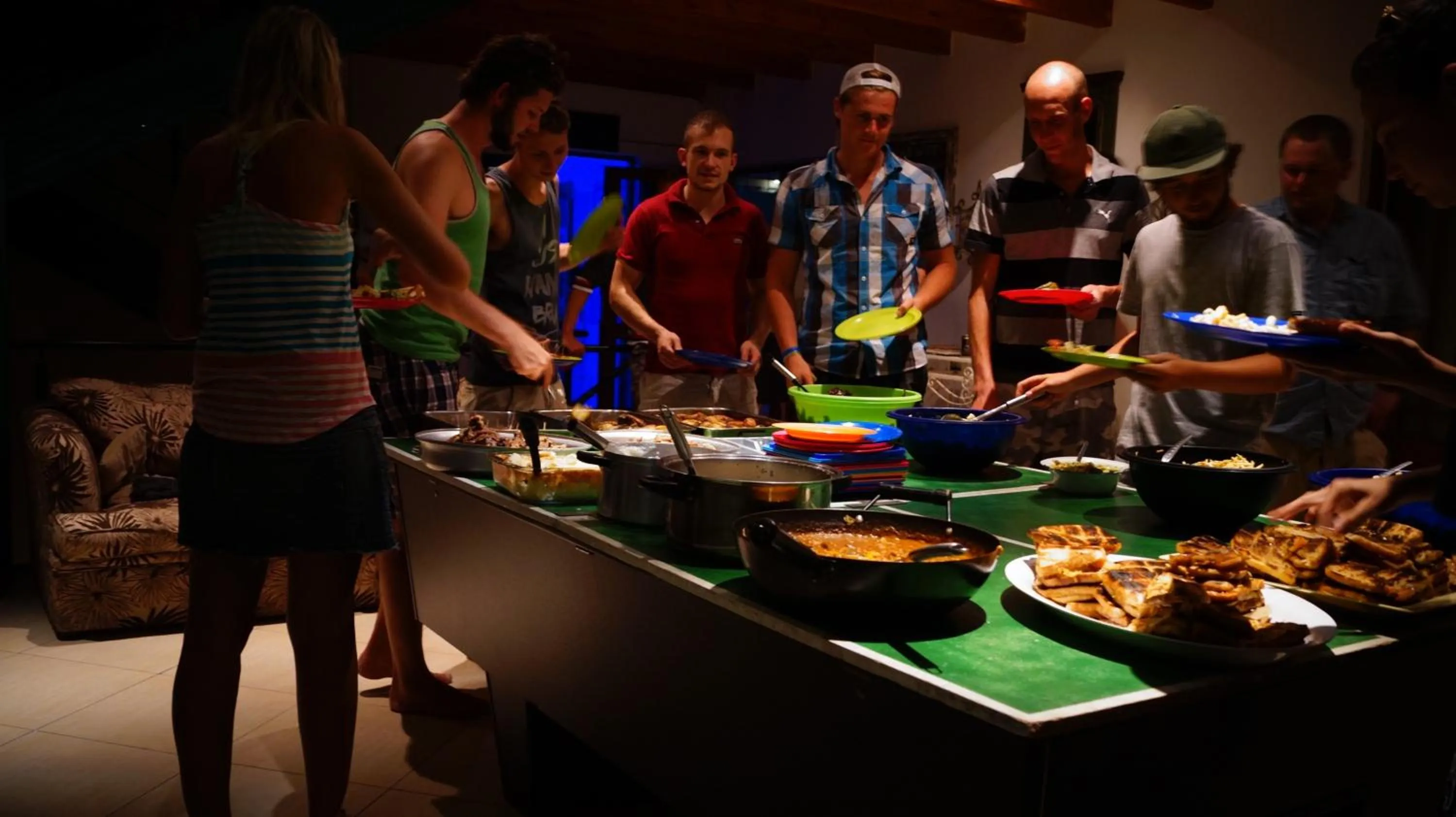 BBQ facilities in Atlantic Point Backpackers