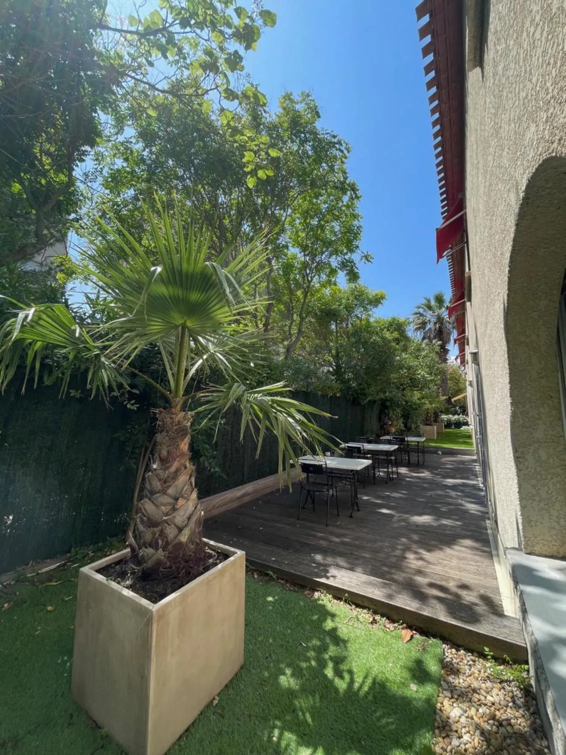Balcony/Terrace in Hôtel Ulysse Montpellier Centre