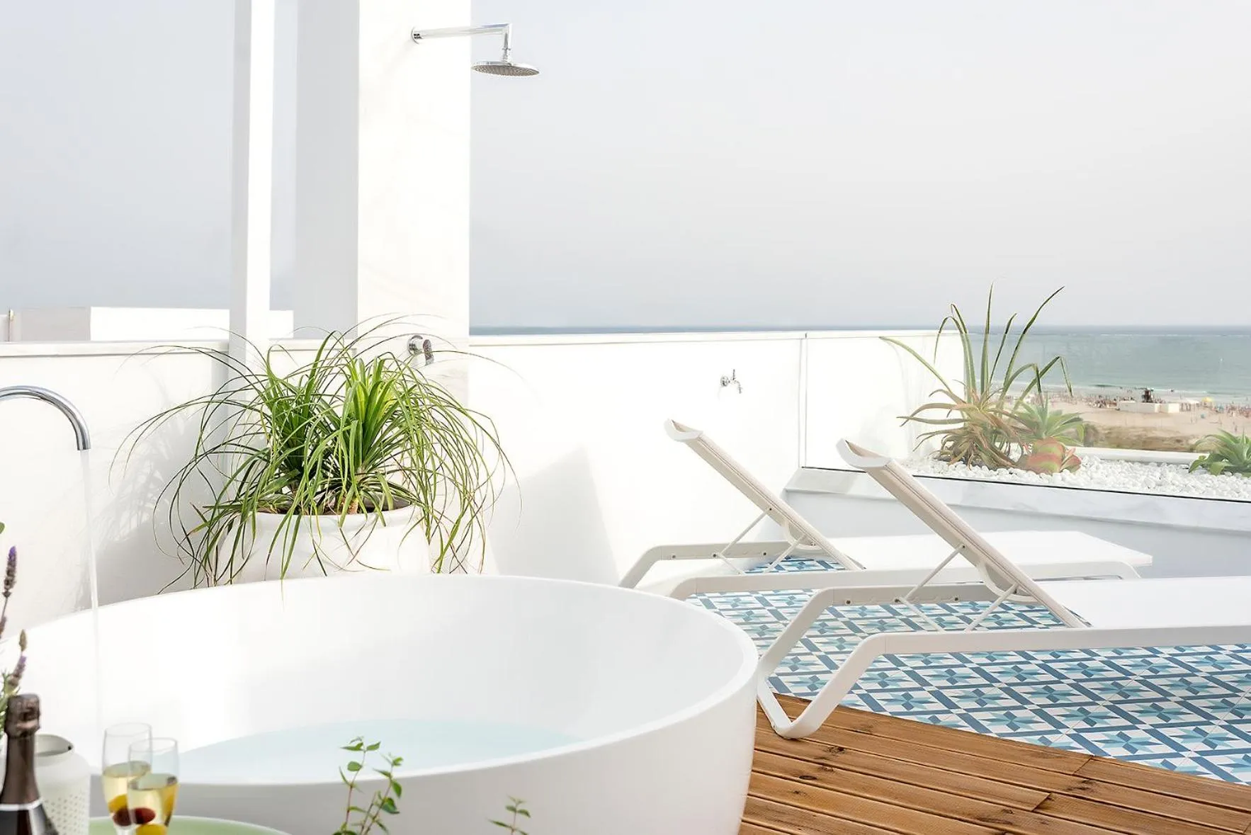 Balcony/Terrace in Alzocaire Hostal Boutique