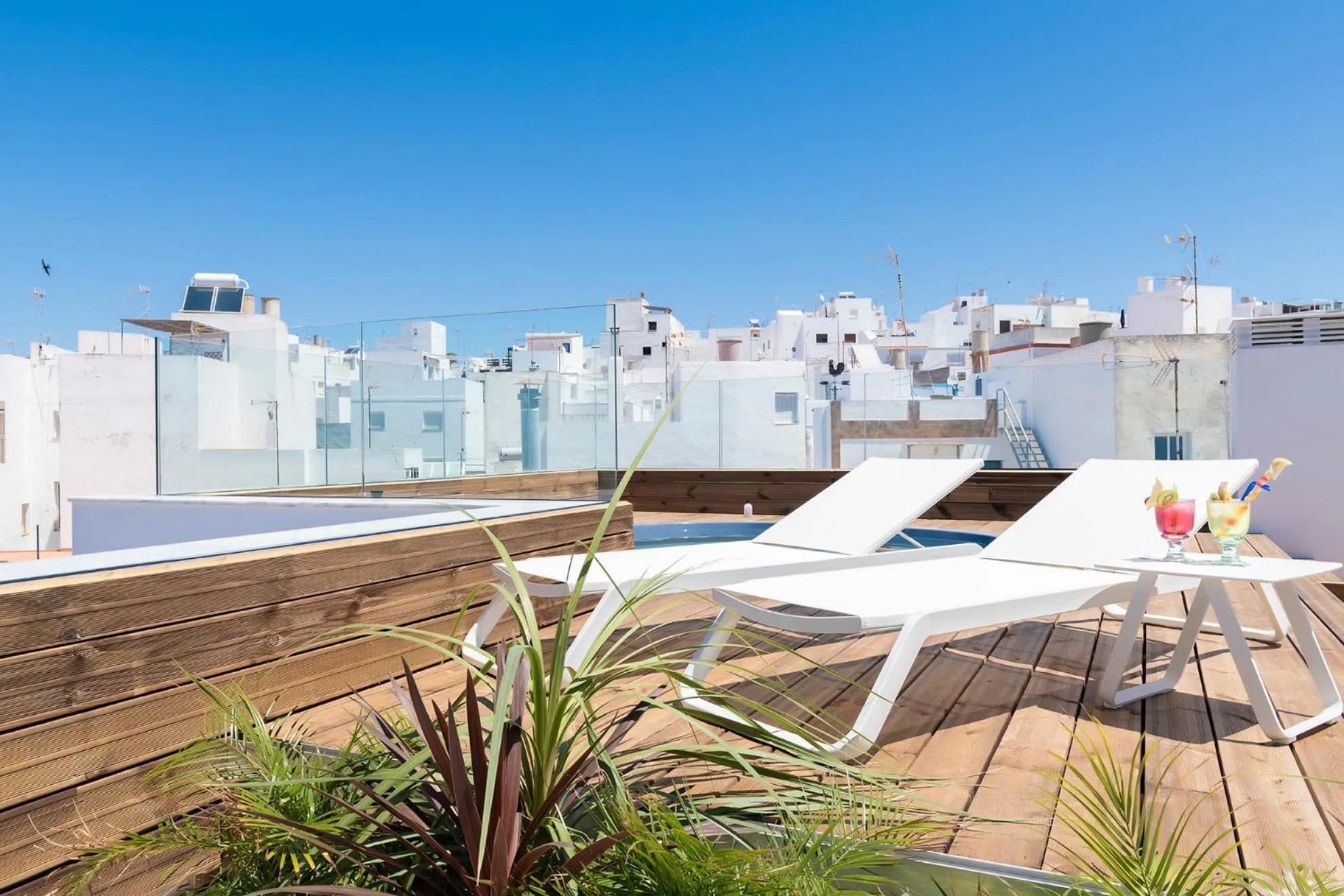 Balcony/Terrace in Alzocaire Hostal Boutique