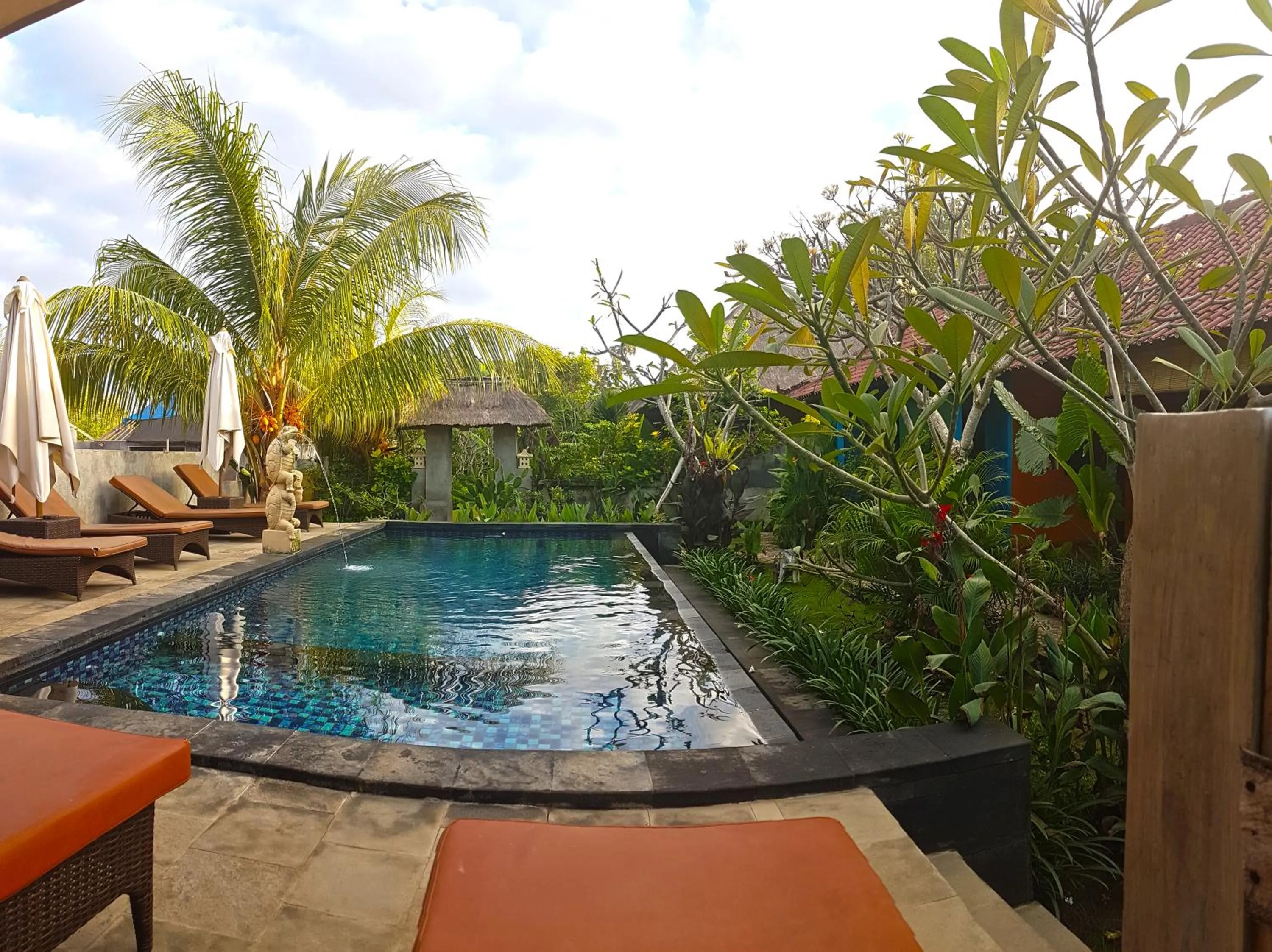 Swimming pool in The Akah Cottage