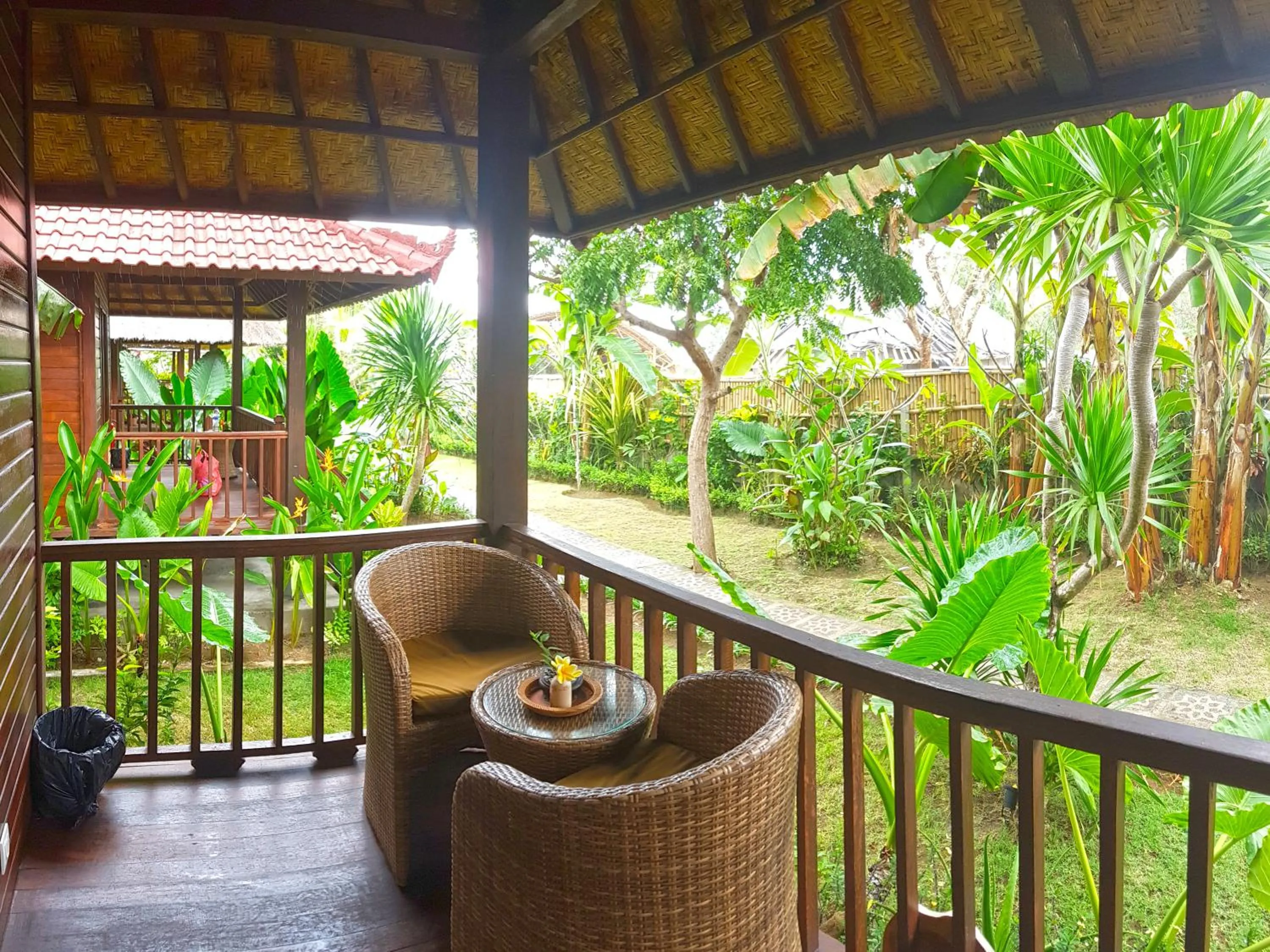 Balcony/Terrace in The Akah Cottage