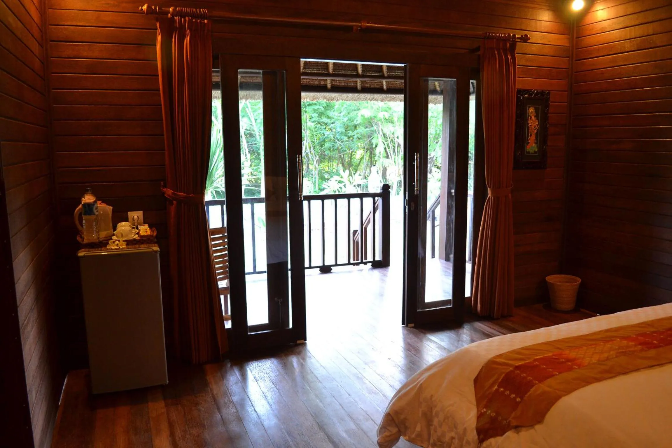 Bed in The Akah Cottage