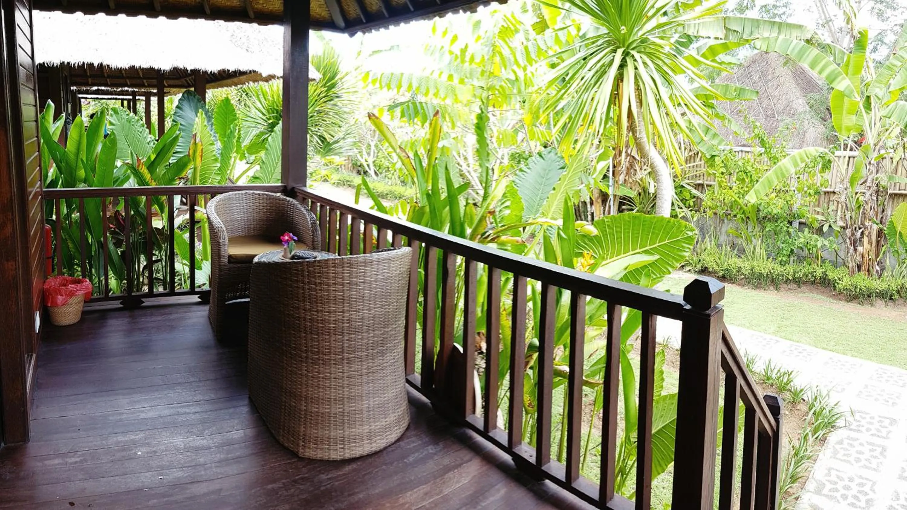 Balcony/Terrace in The Akah Cottage