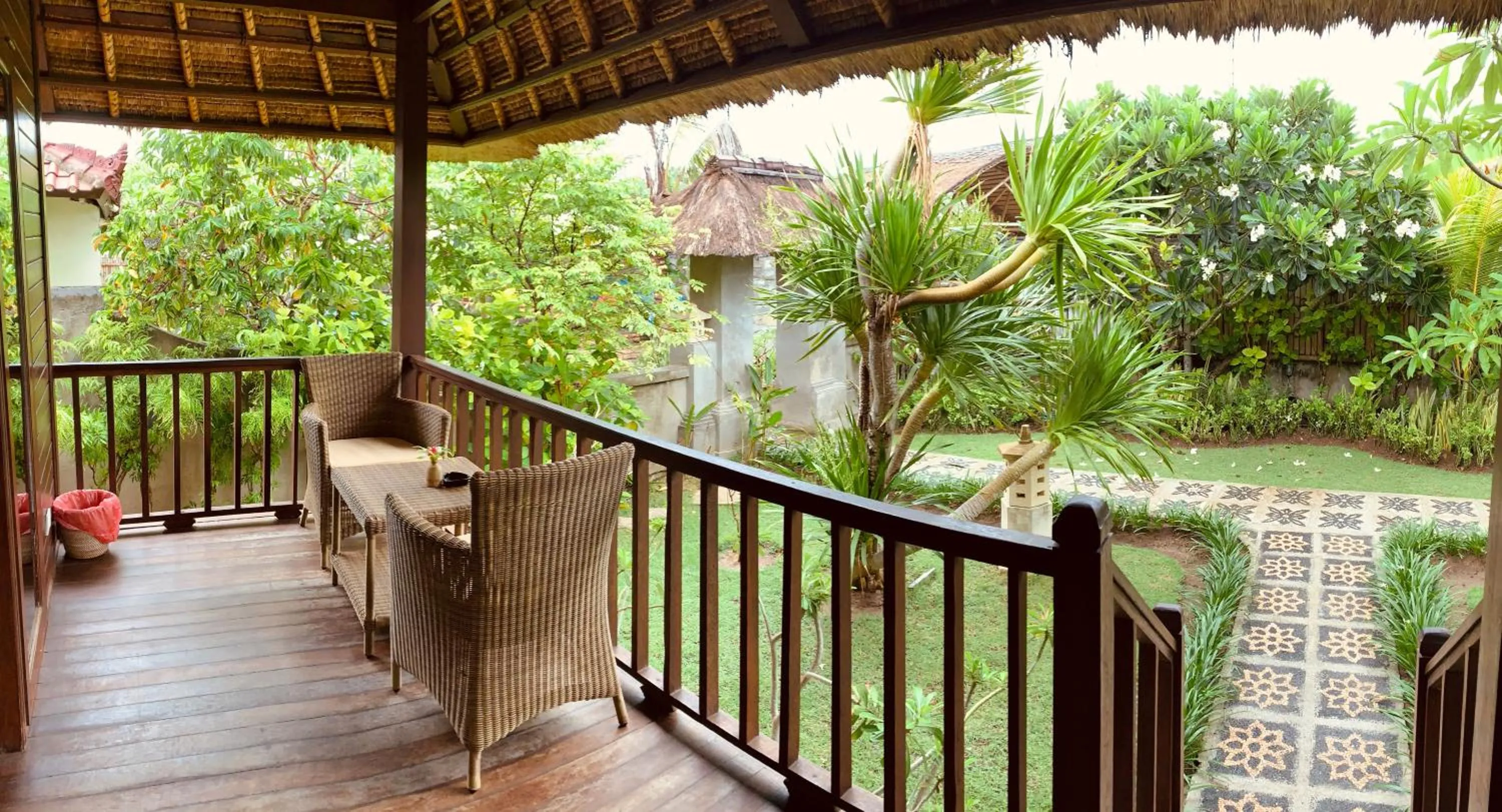 Balcony/Terrace in The Akah Cottage