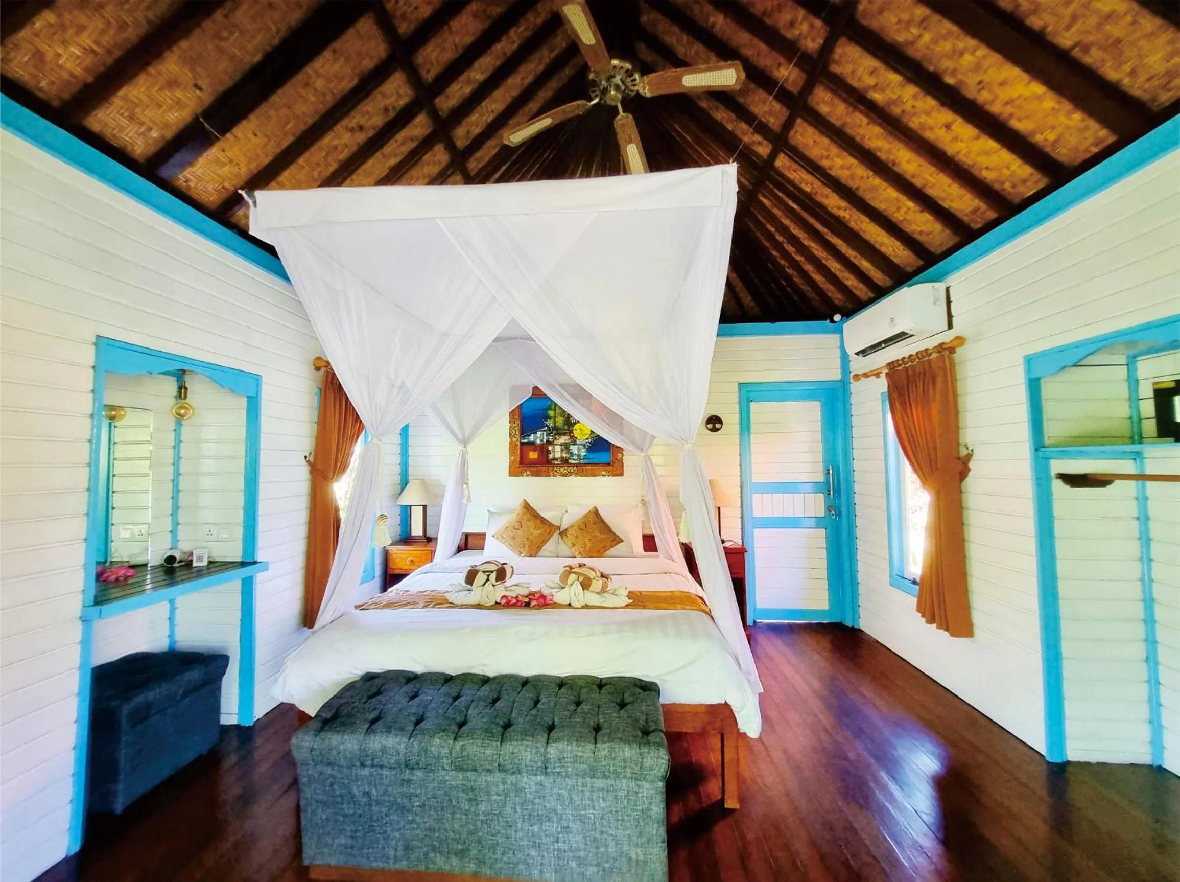 View (from property/room), Bed in The Akah Cottage