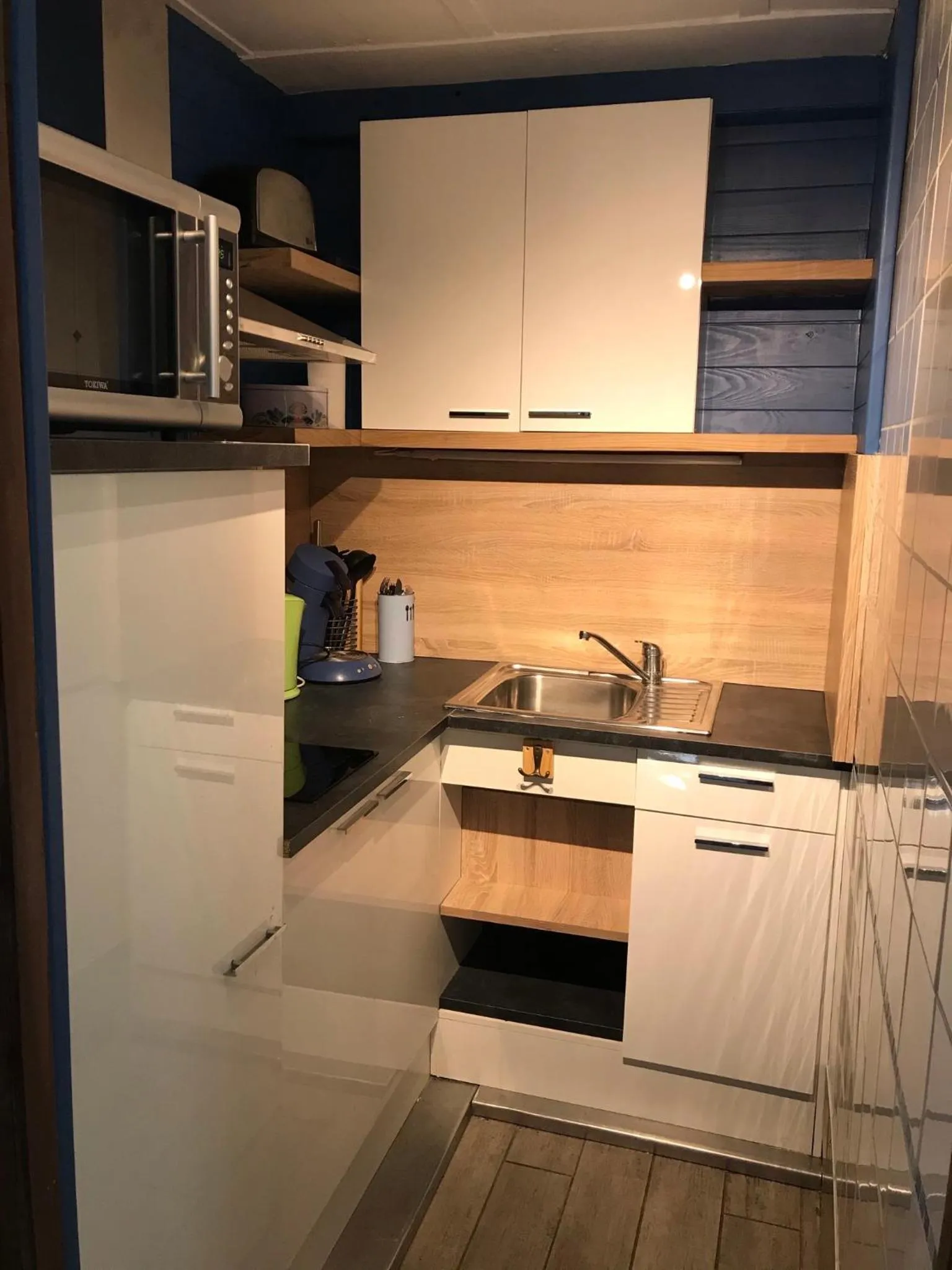 Kitchen or kitchenette in Chambres d'Hôtes Fleur de Sel