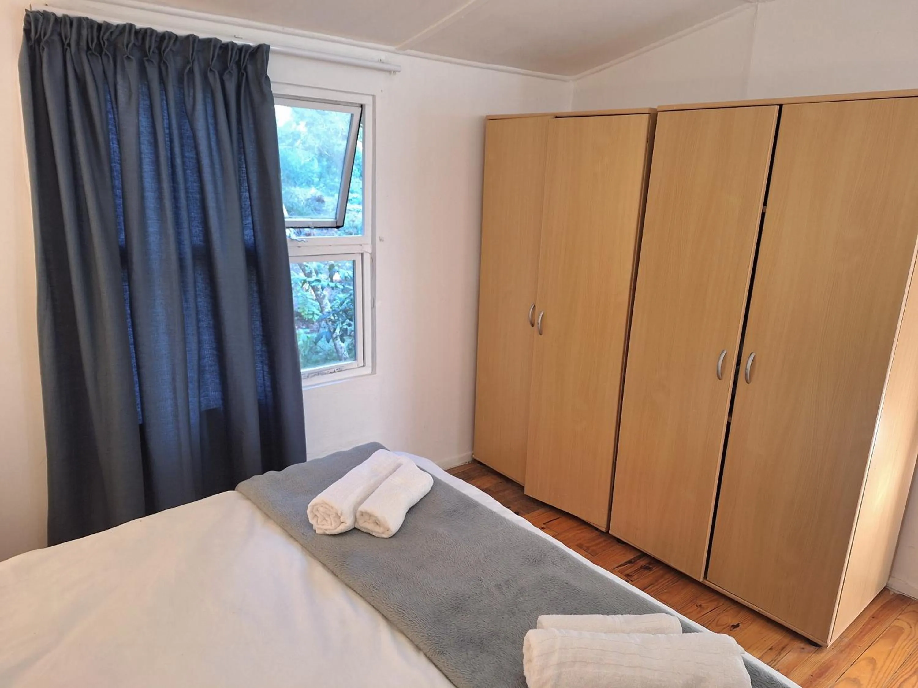 Bed in Plett Forest Cabins