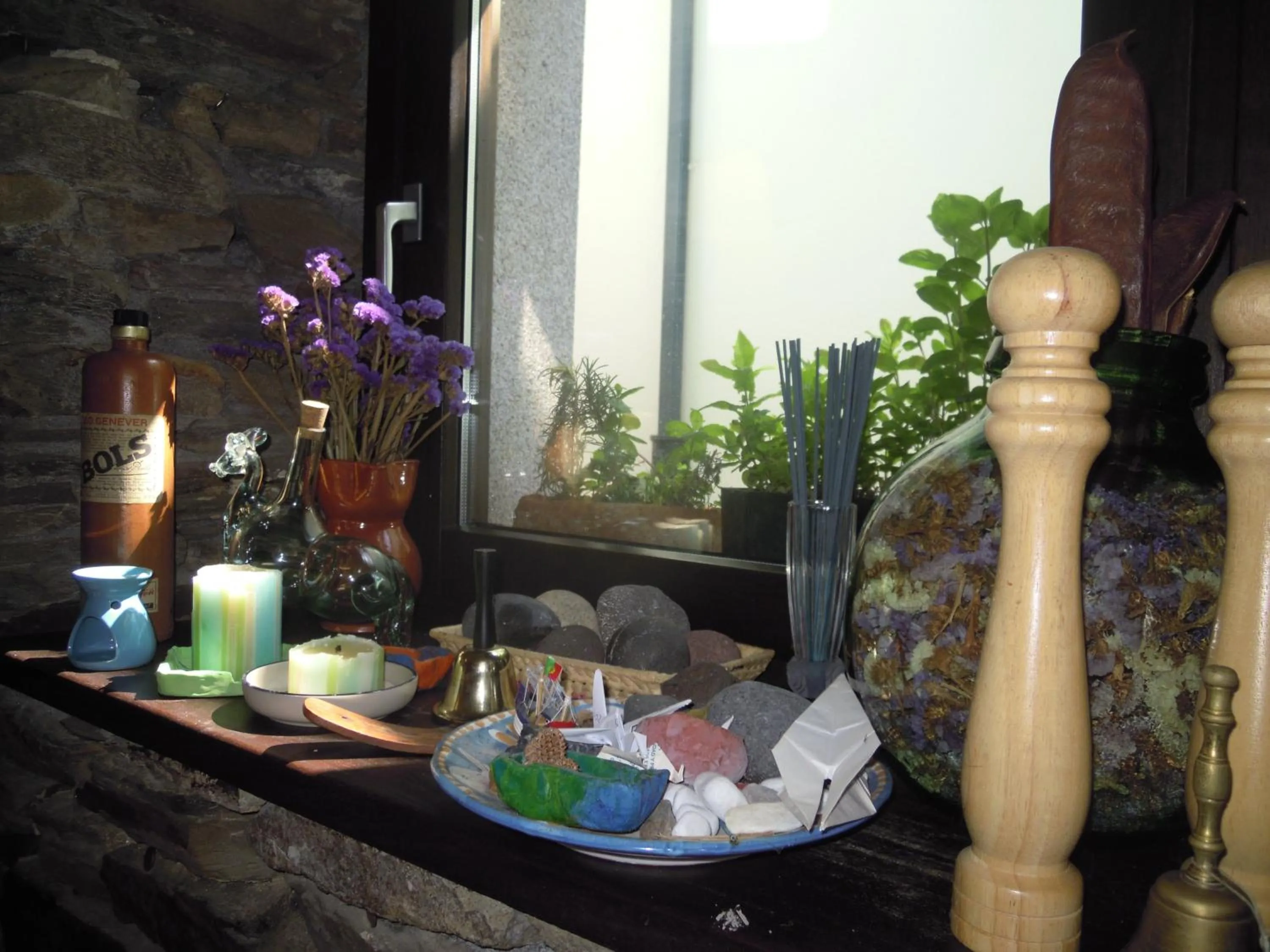 Decorative detail in Albergue O Durmiñento