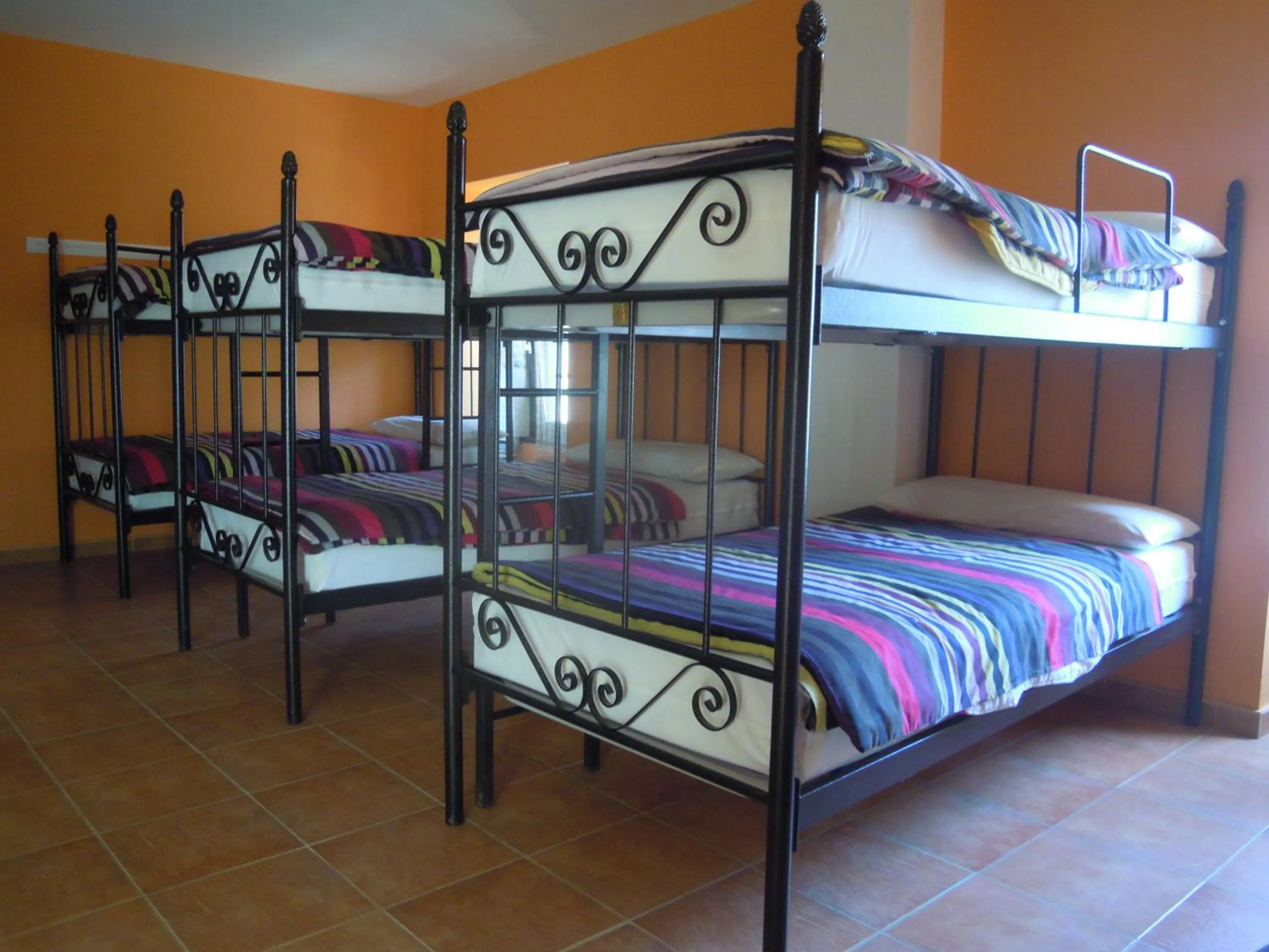 Decorative detail, Bed in Albergue O Durmiñento