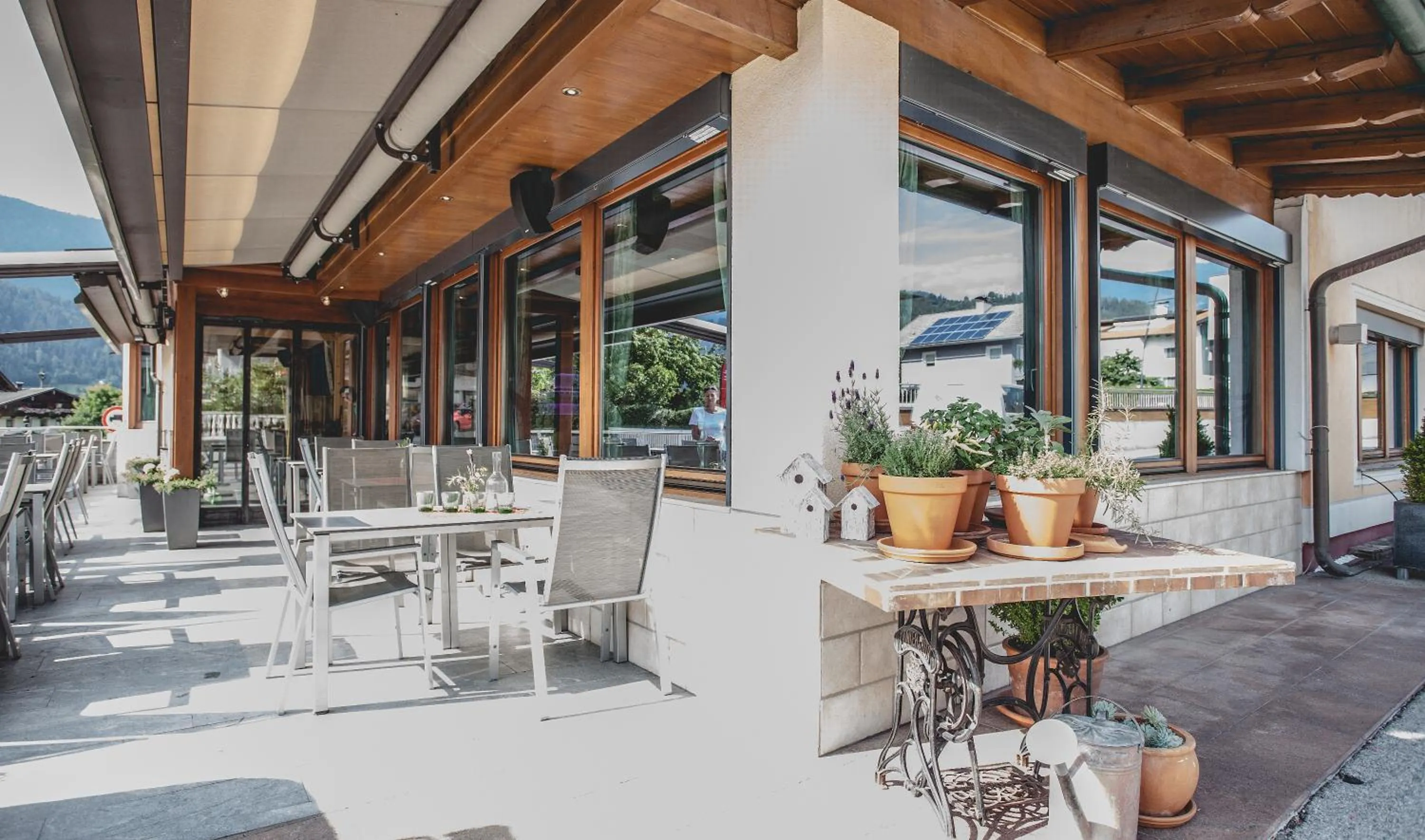 Patio in Gasthof Schmalzerhof