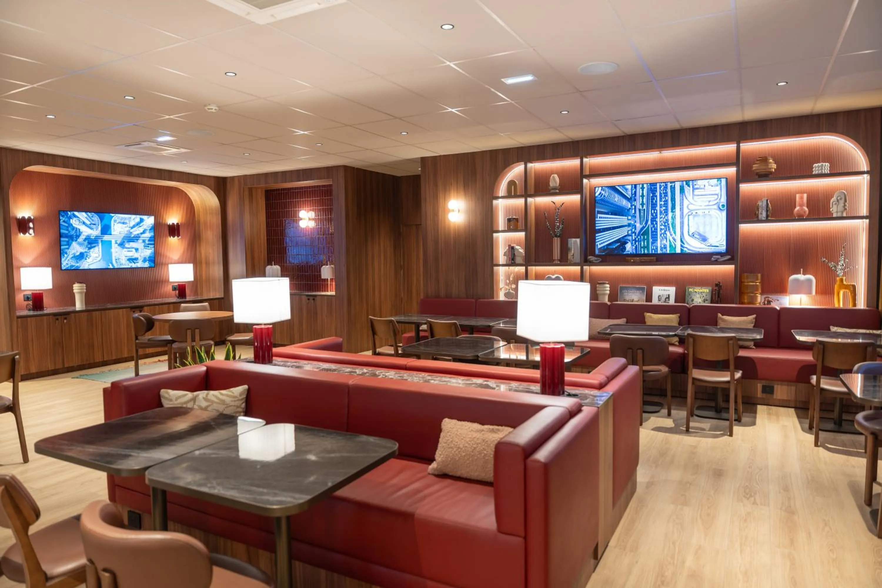 Seating area in Novotel Nantes Centre Bord de Loire