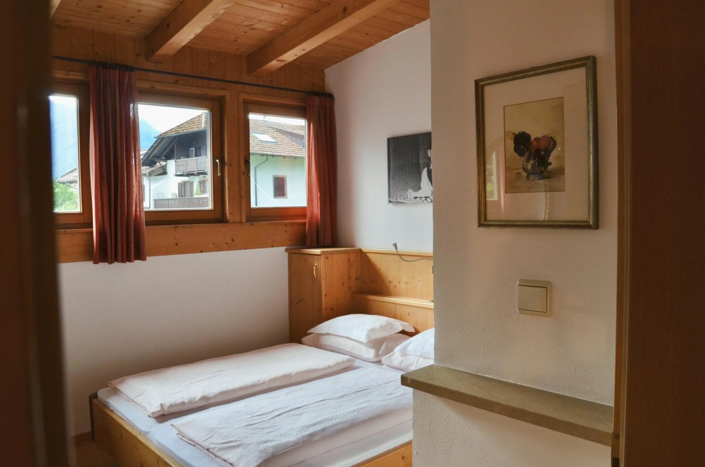 Bed in Obermaratscher Apartments Residence