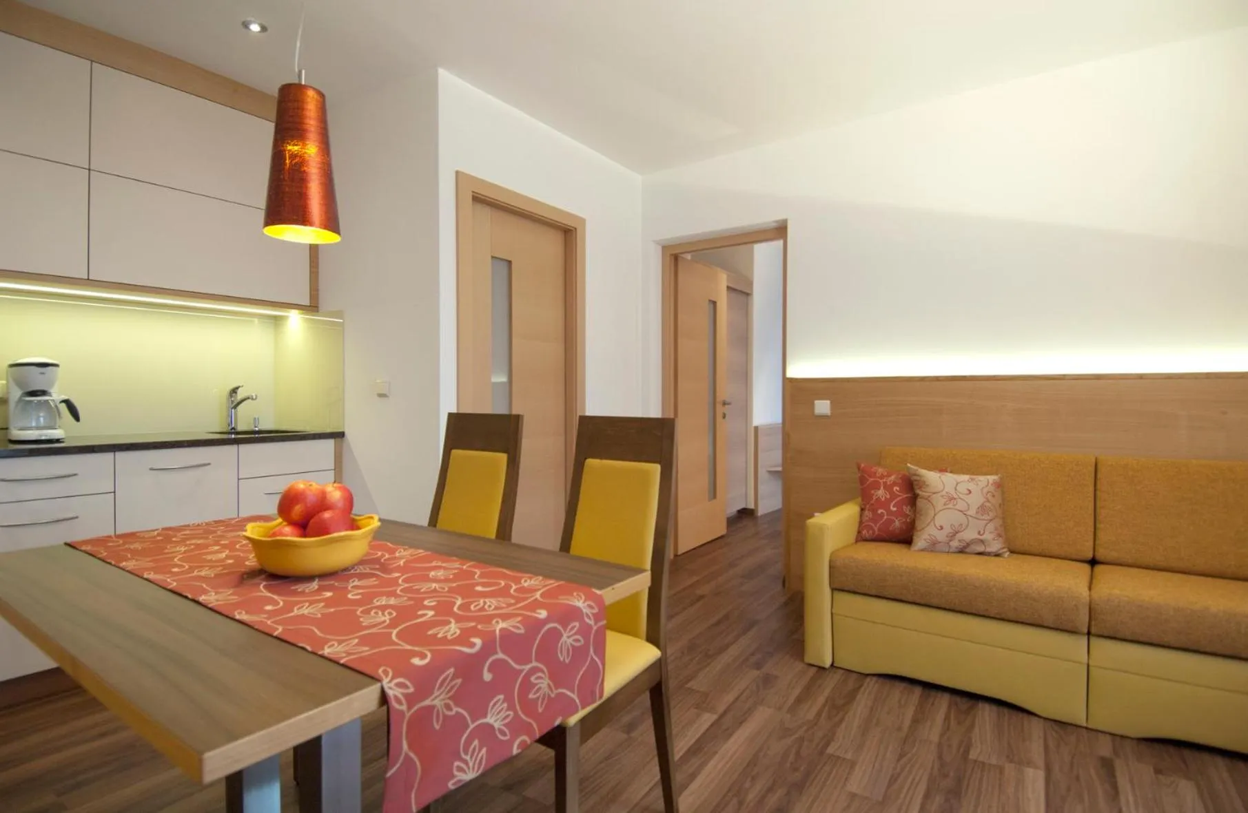 Kitchen or kitchenette in Obermaratscher Apartments Residence