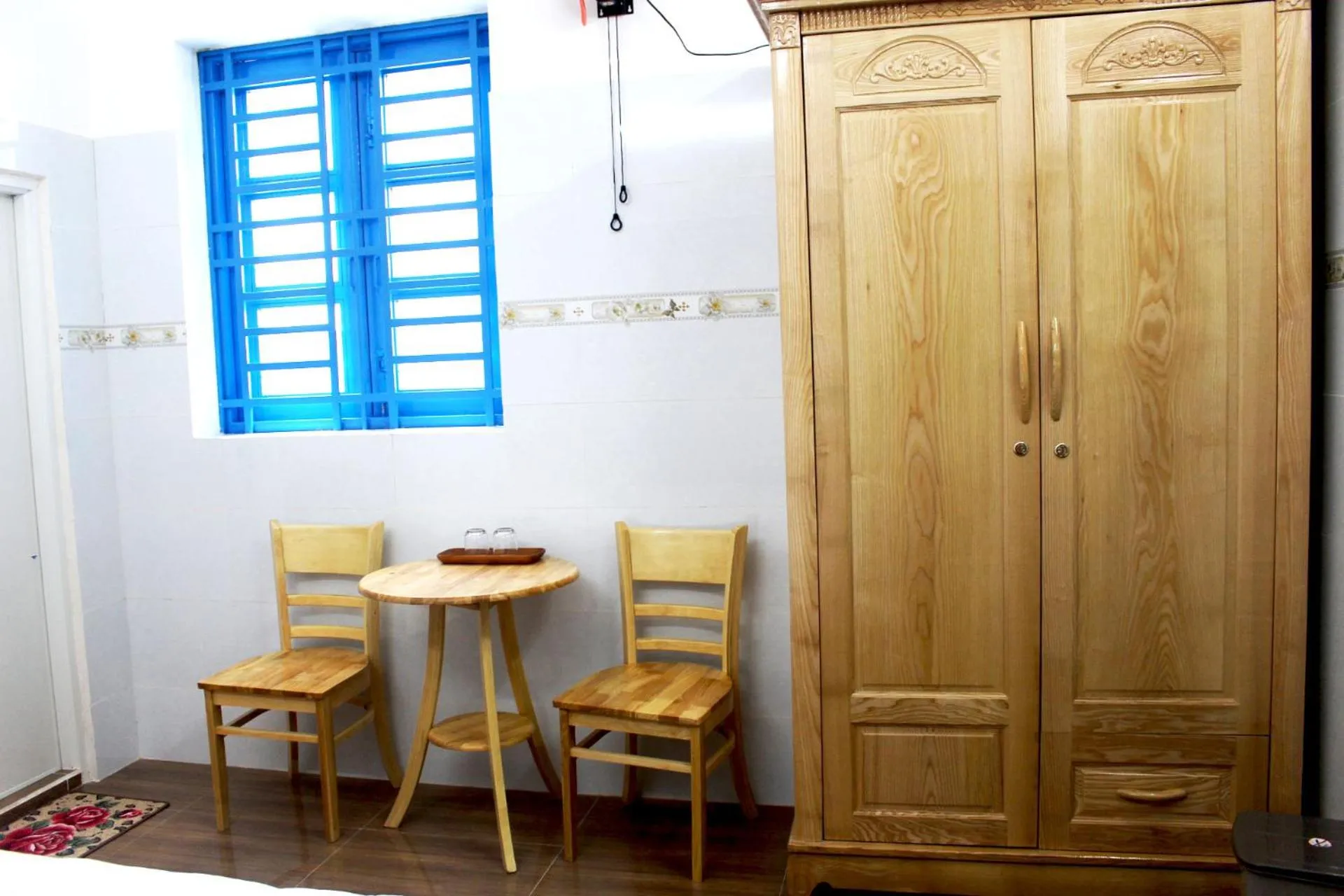 Decorative detail in Saigon City Center Hostel