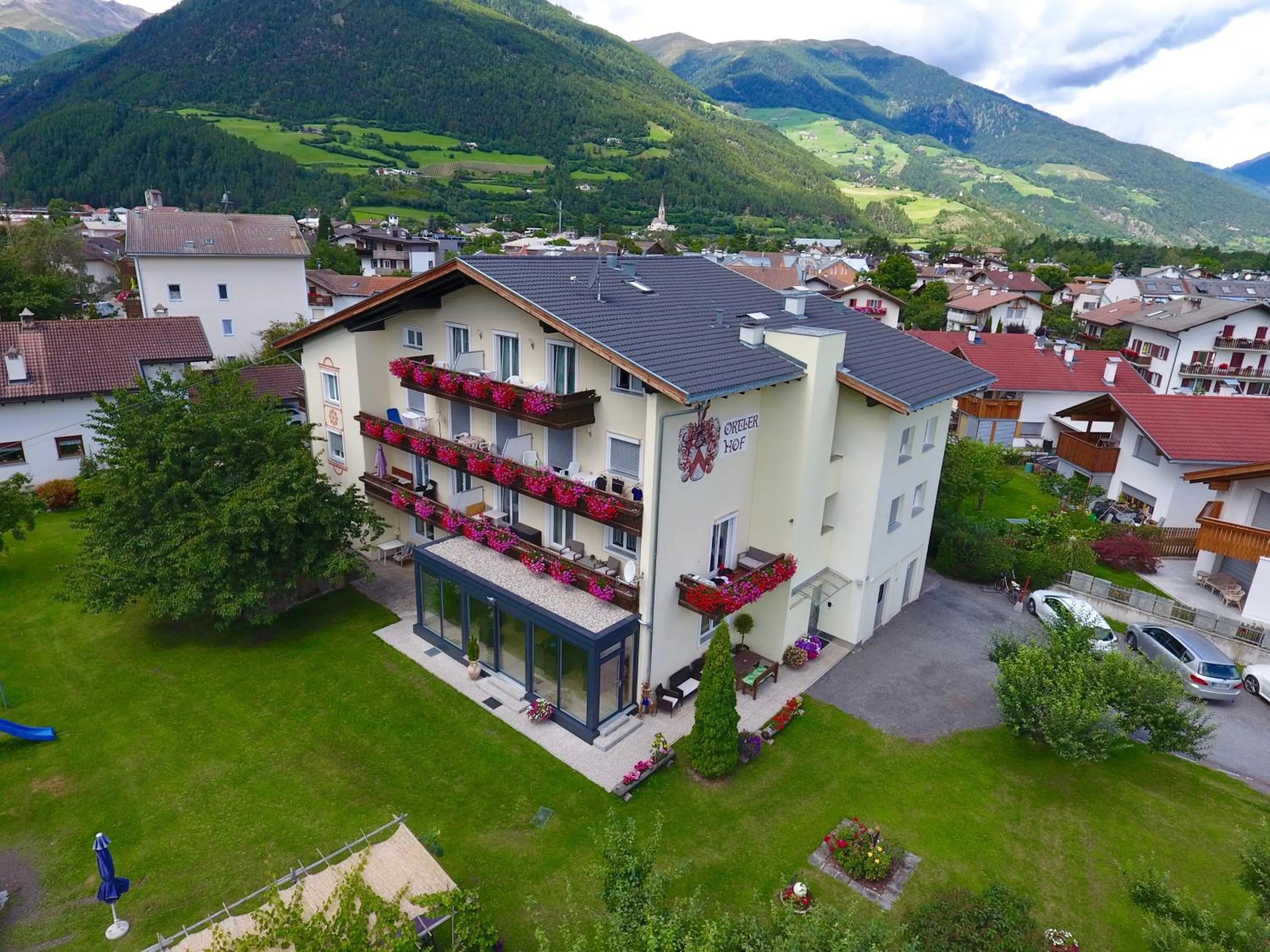 Bird's eye view in Residence Ortlerhof