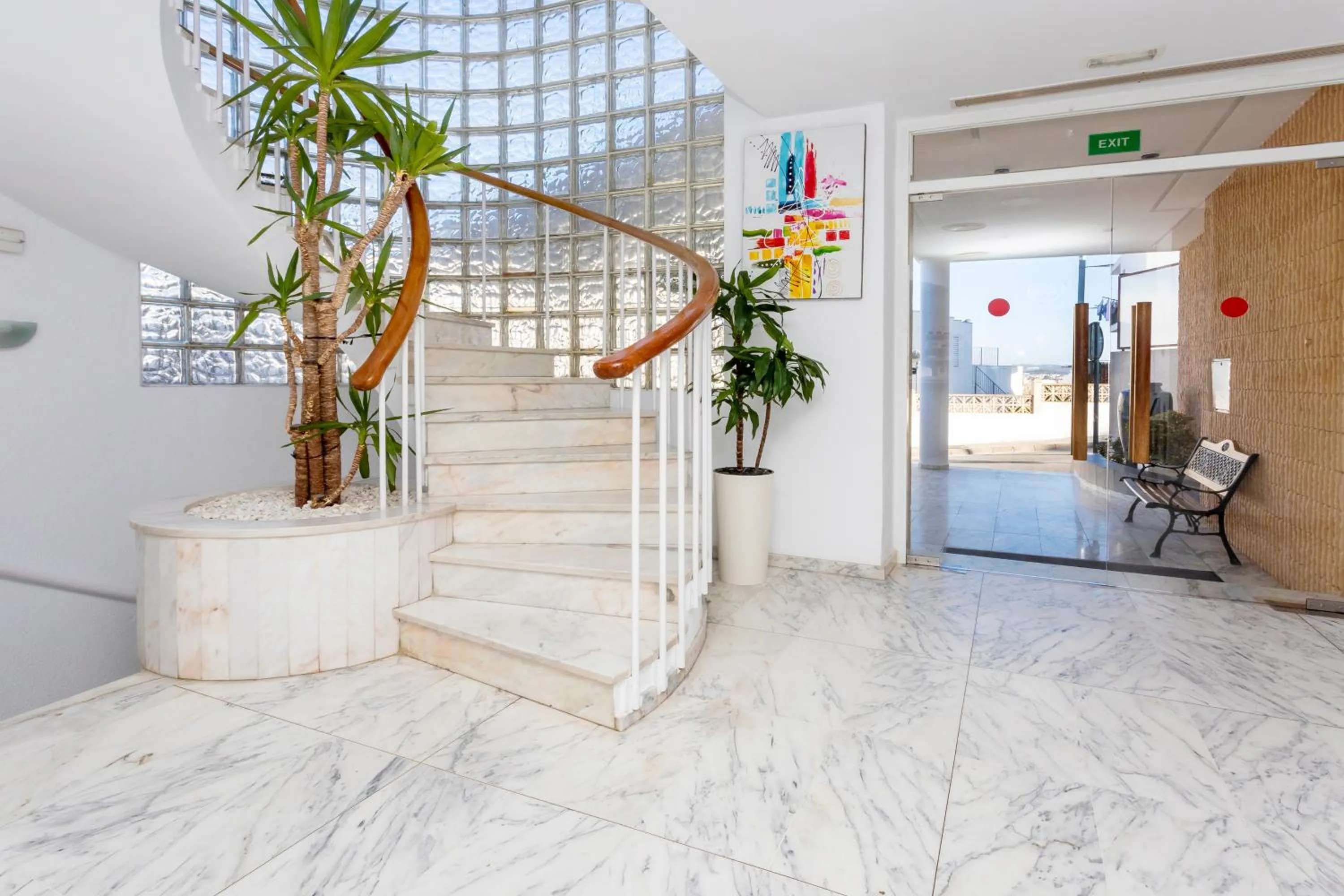 Lobby or reception in Hostal Molins Park