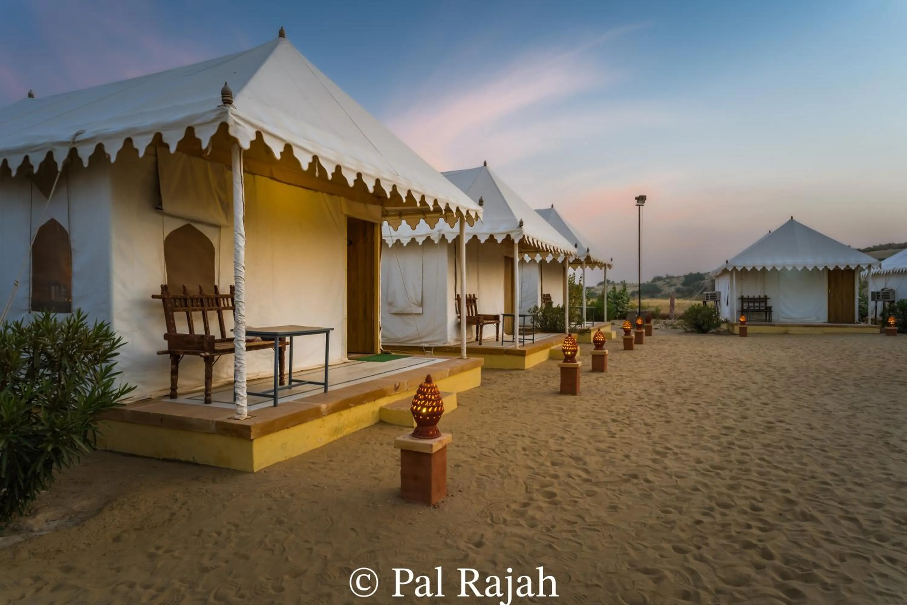 Natural landscape in Pal Rajah Desert Camp