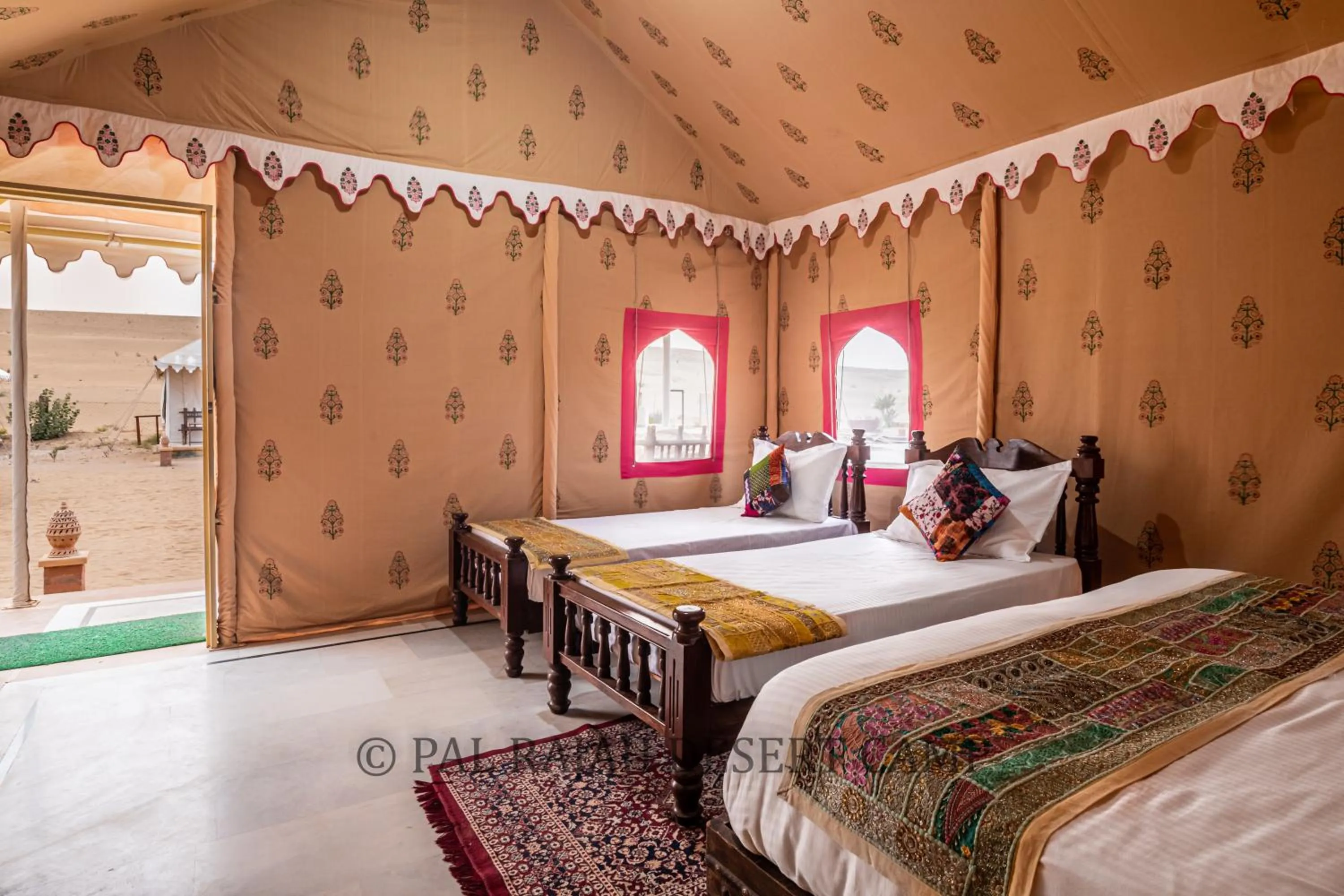 Bedroom, Bed in Pal Rajah Desert Camp