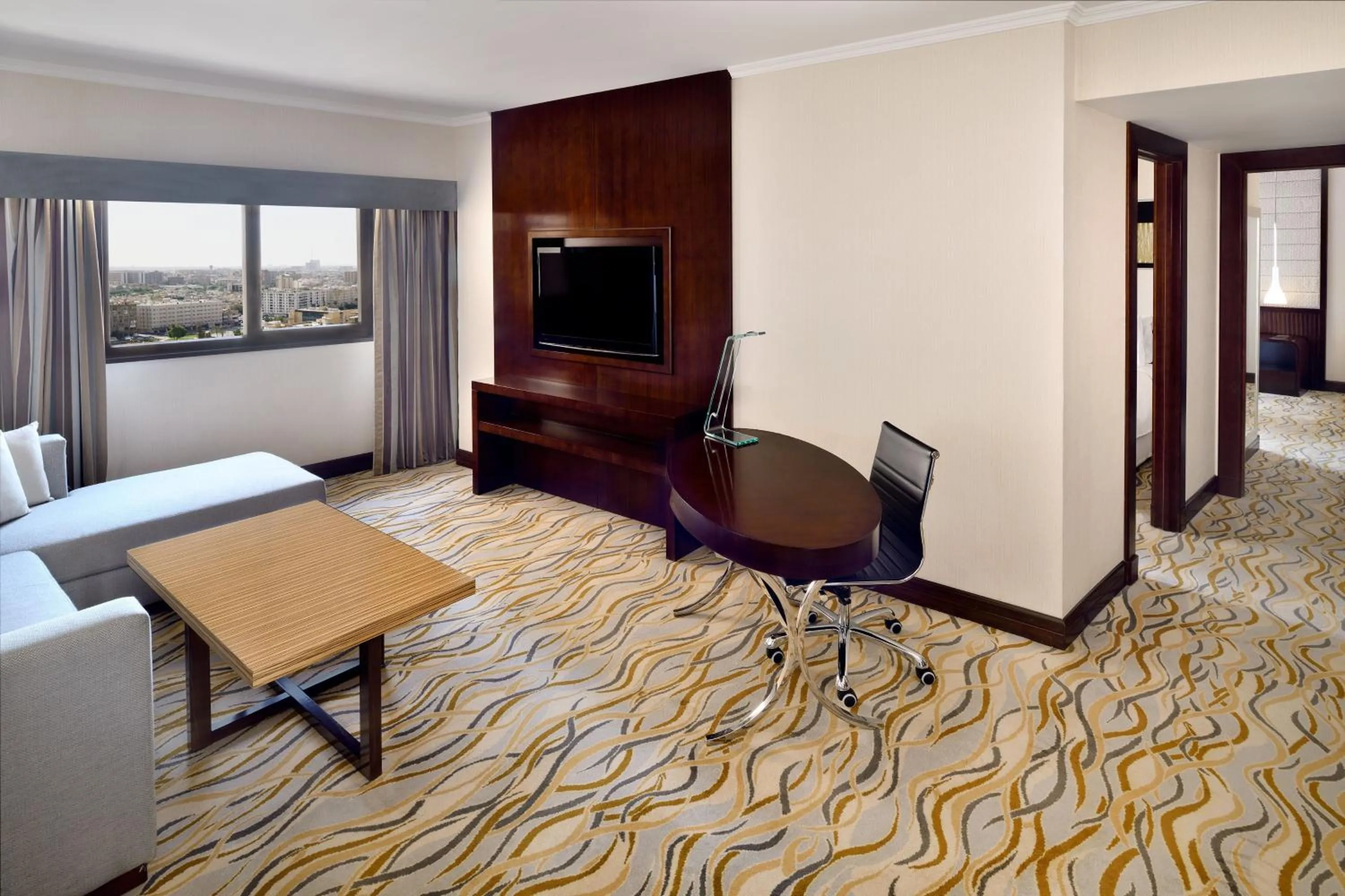 Living room, Bed in Four Points By Sheraton Riyadh Khaldia