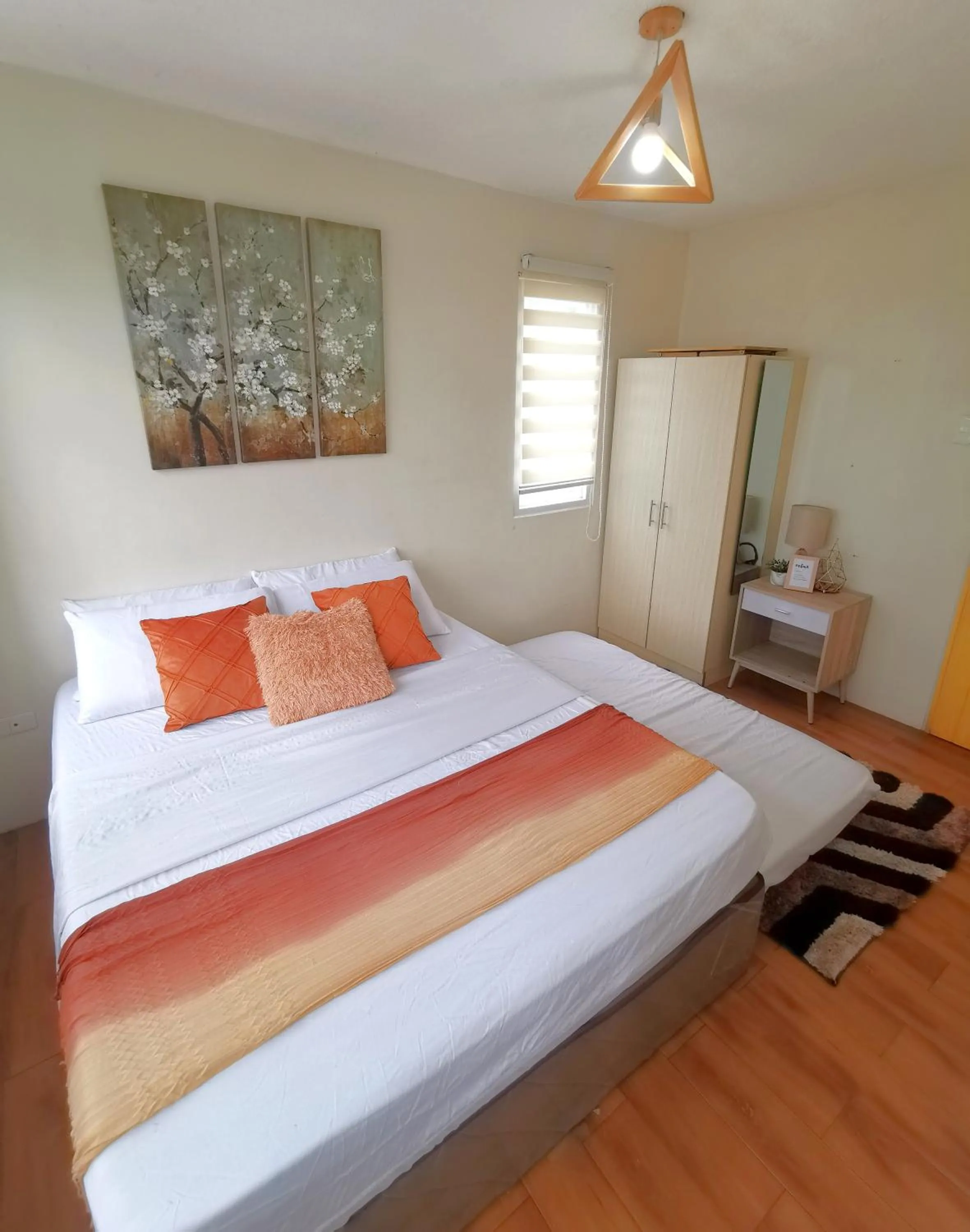 Bed in Davao Condo 2BR Pool Wifi Netflix