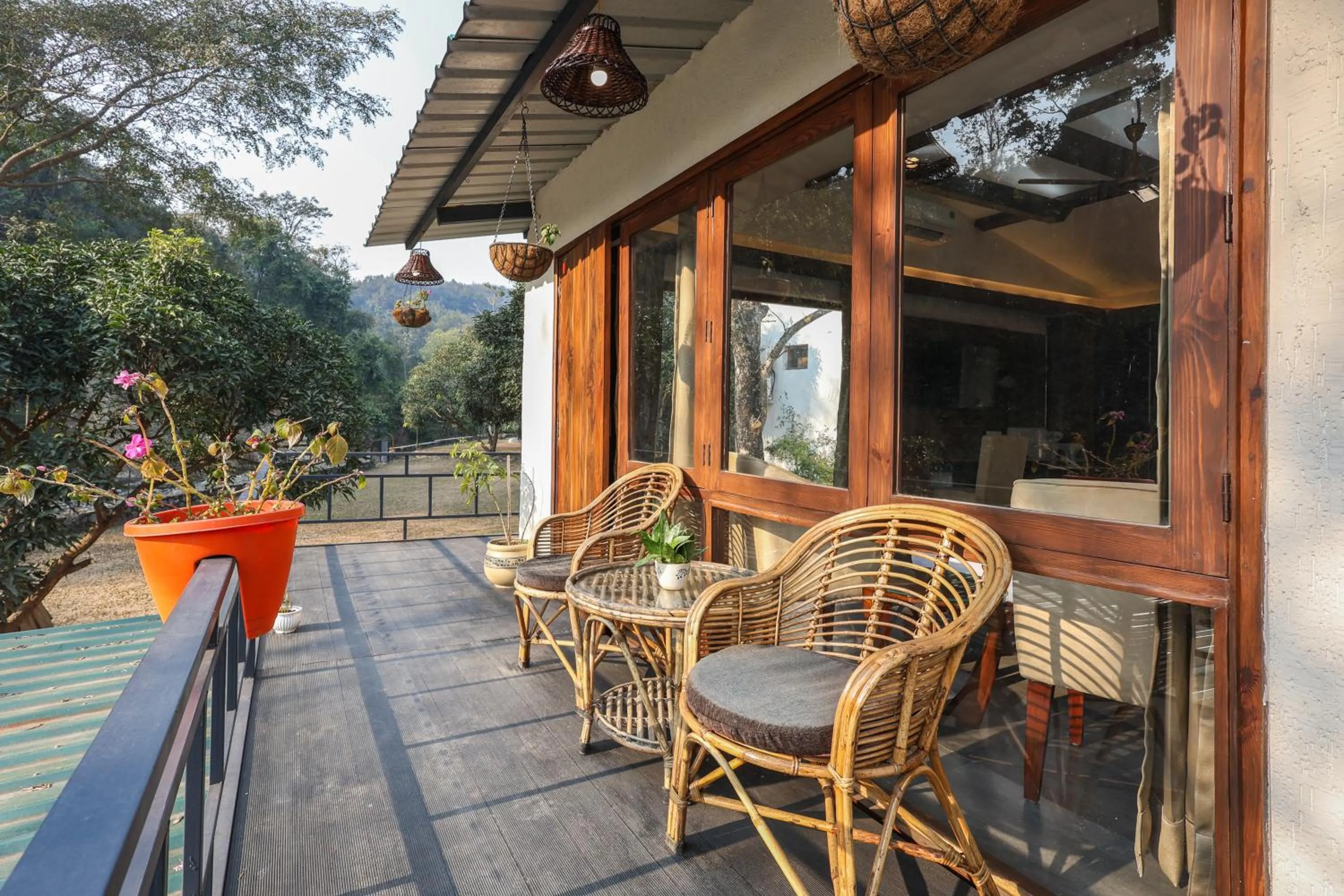 Seating area in The Sylvan Retreat